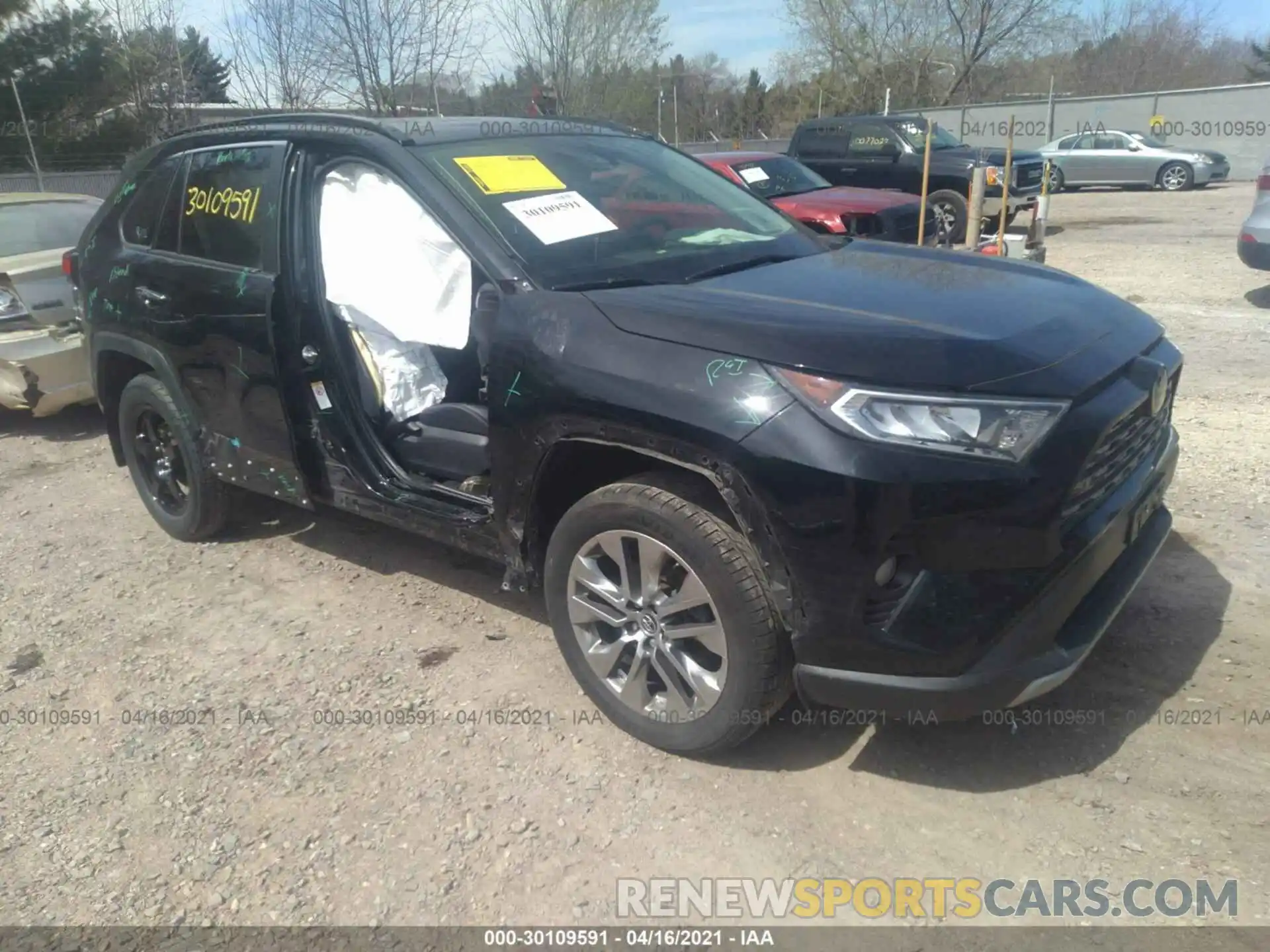 1 Photograph of a damaged car JTMN1RFV6KD513629 TOYOTA RAV4 2019