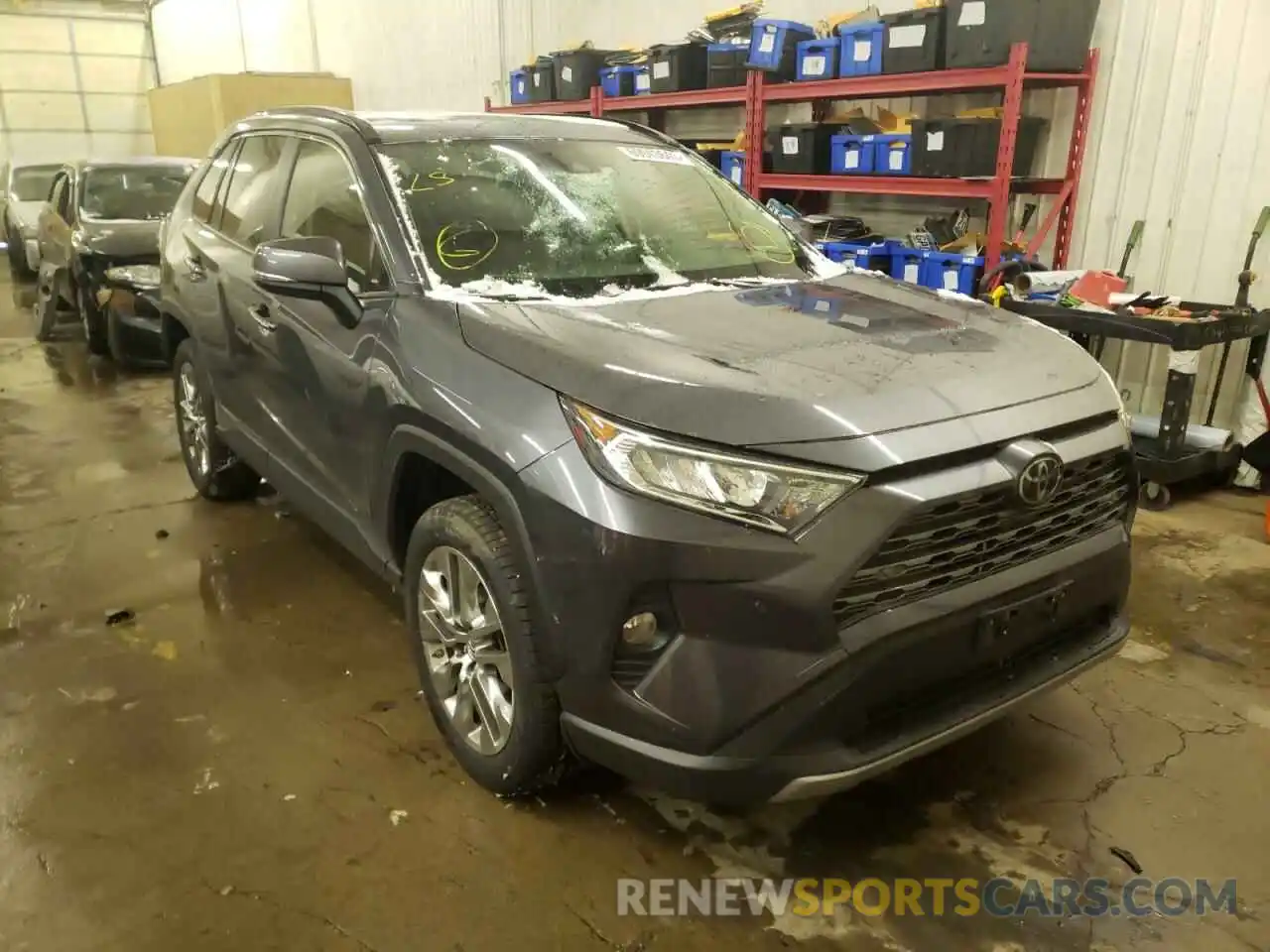 1 Photograph of a damaged car JTMN1RFV6KD514425 TOYOTA RAV4 2019