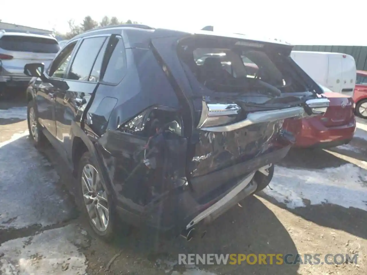 3 Photograph of a damaged car JTMN1RFV6KD516479 TOYOTA RAV4 2019