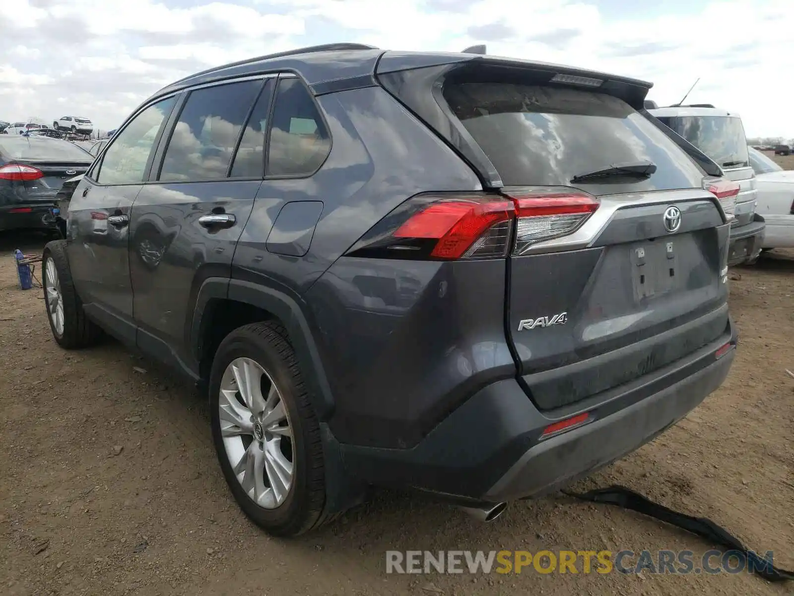 3 Photograph of a damaged car JTMN1RFV6KD517793 TOYOTA RAV4 2019