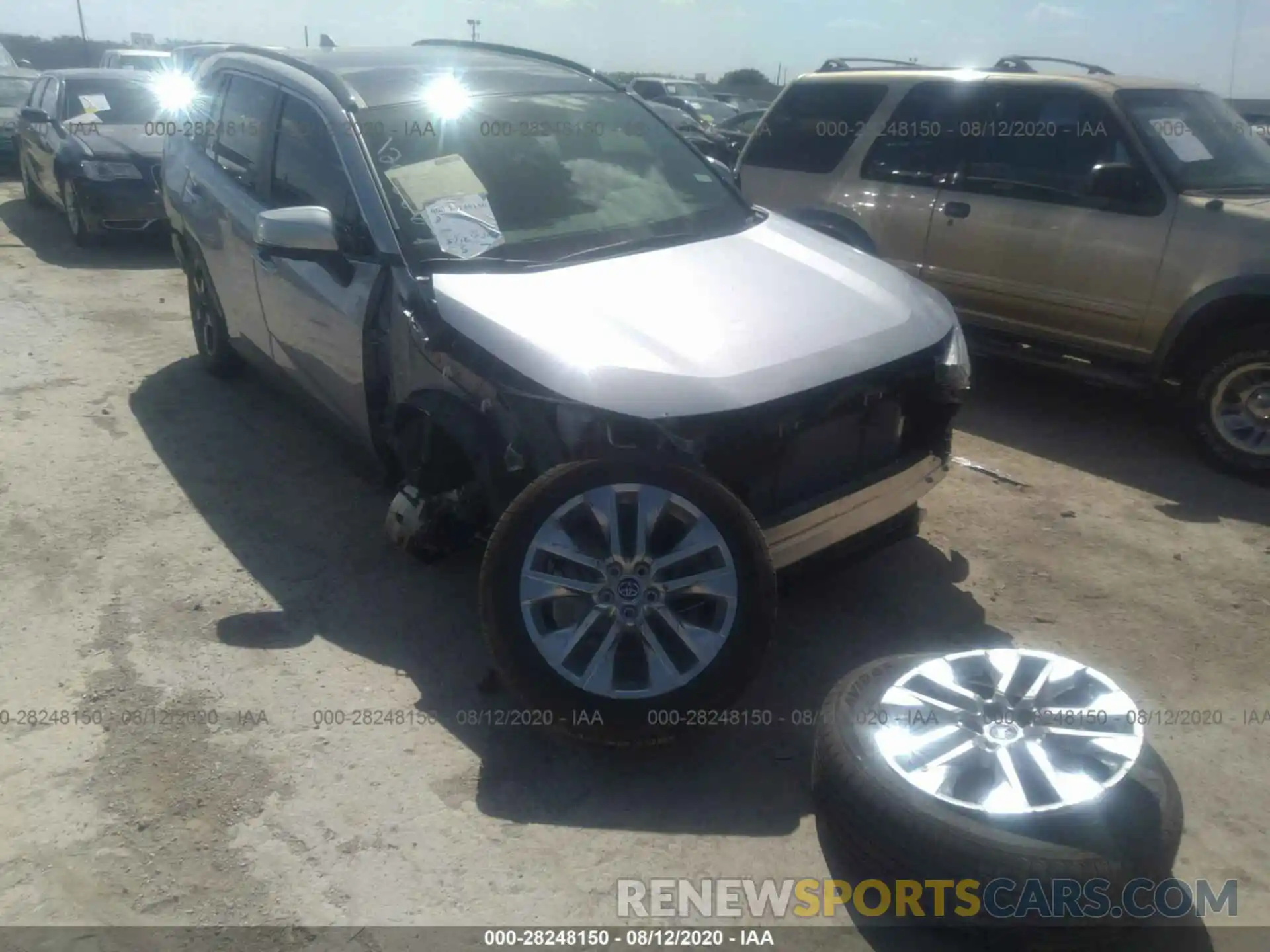 1 Photograph of a damaged car JTMN1RFV6KD519429 TOYOTA RAV4 2019