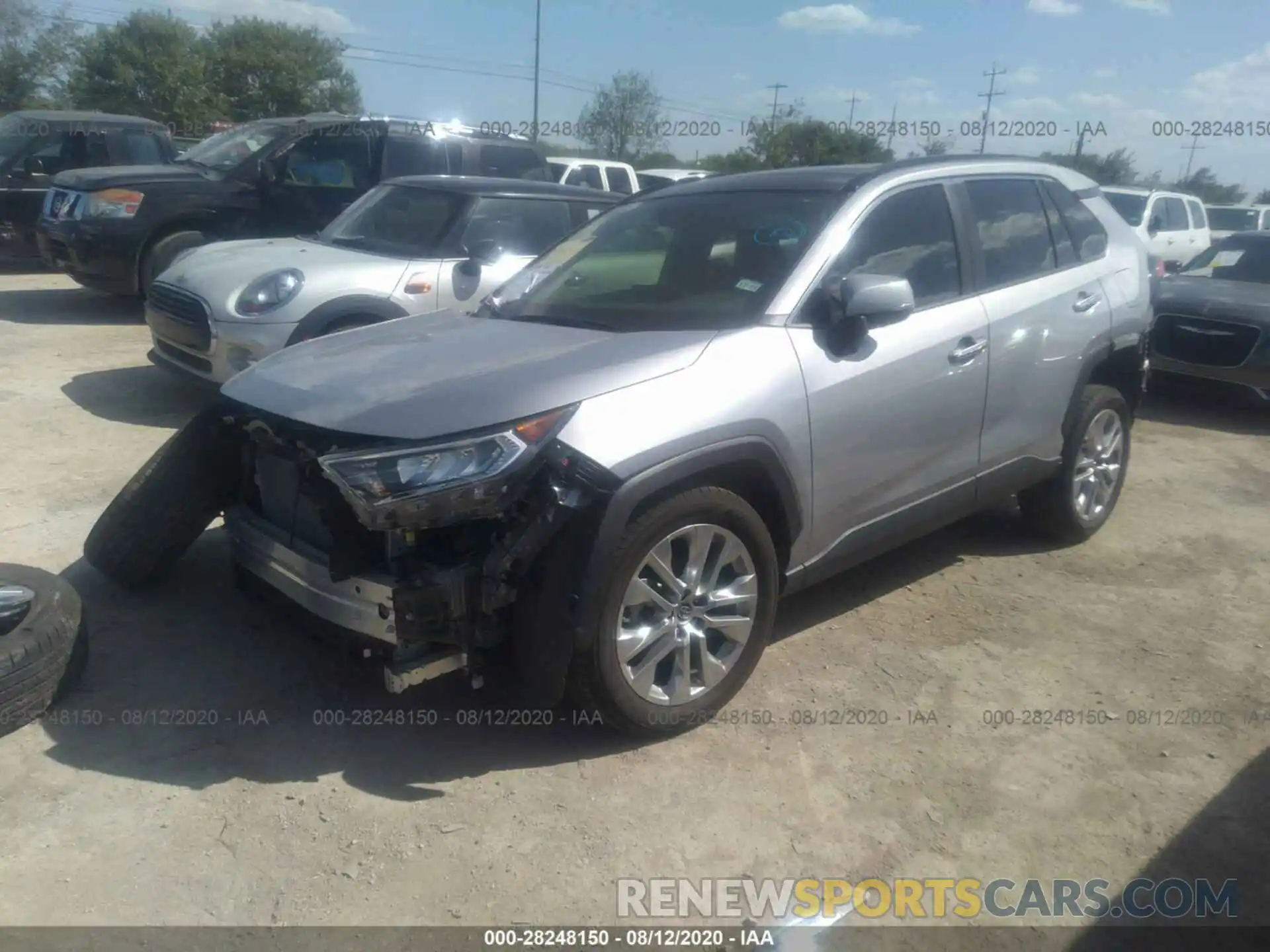 2 Photograph of a damaged car JTMN1RFV6KD519429 TOYOTA RAV4 2019