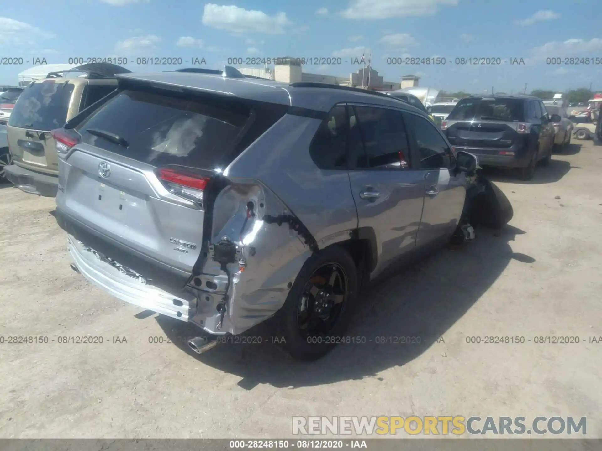 4 Photograph of a damaged car JTMN1RFV6KD519429 TOYOTA RAV4 2019