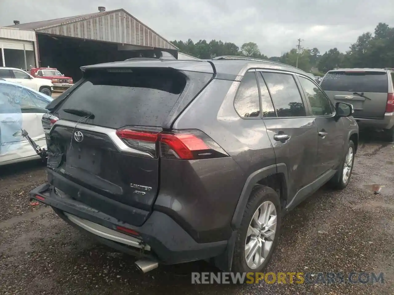 4 Photograph of a damaged car JTMN1RFV6KD521312 TOYOTA RAV4 2019