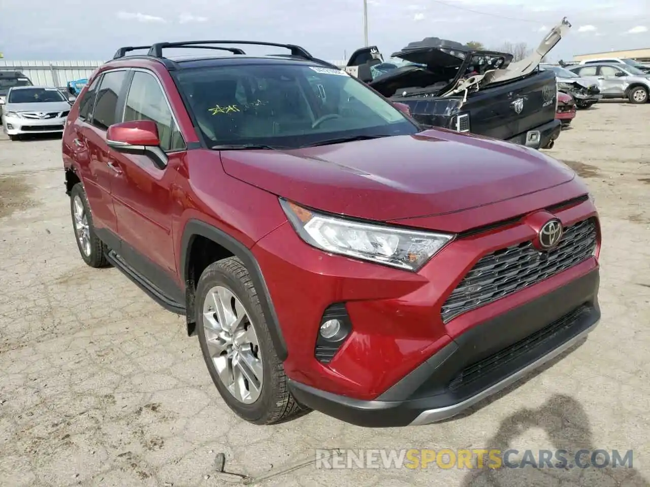 1 Фотография поврежденного автомобиля JTMN1RFV6KD521553 TOYOTA RAV4 2019