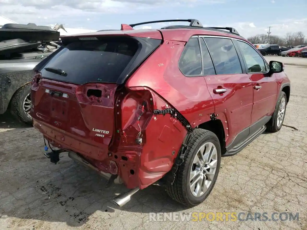 4 Photograph of a damaged car JTMN1RFV6KD521553 TOYOTA RAV4 2019