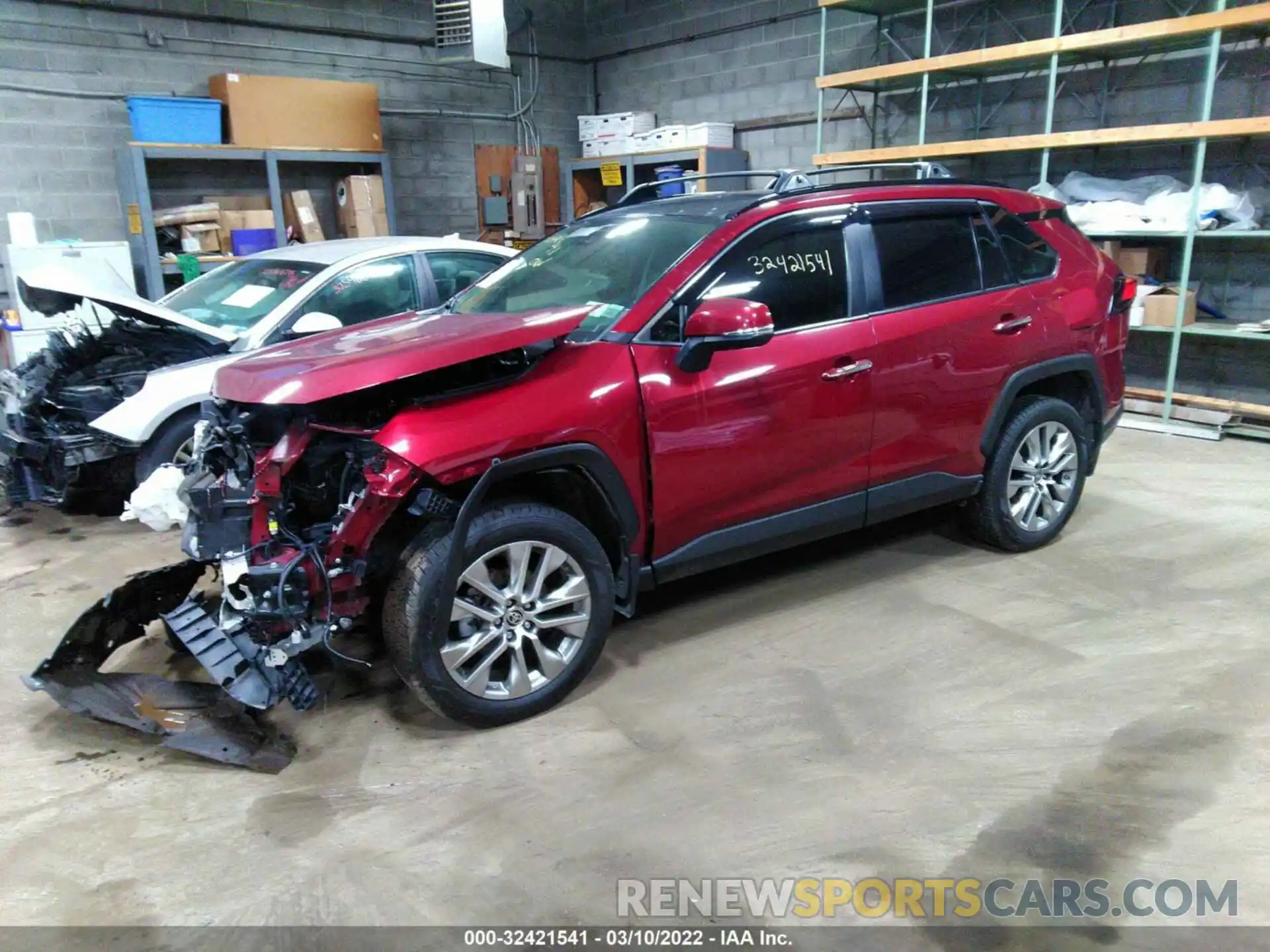 2 Фотография поврежденного автомобиля JTMN1RFV6KD522556 TOYOTA RAV4 2019