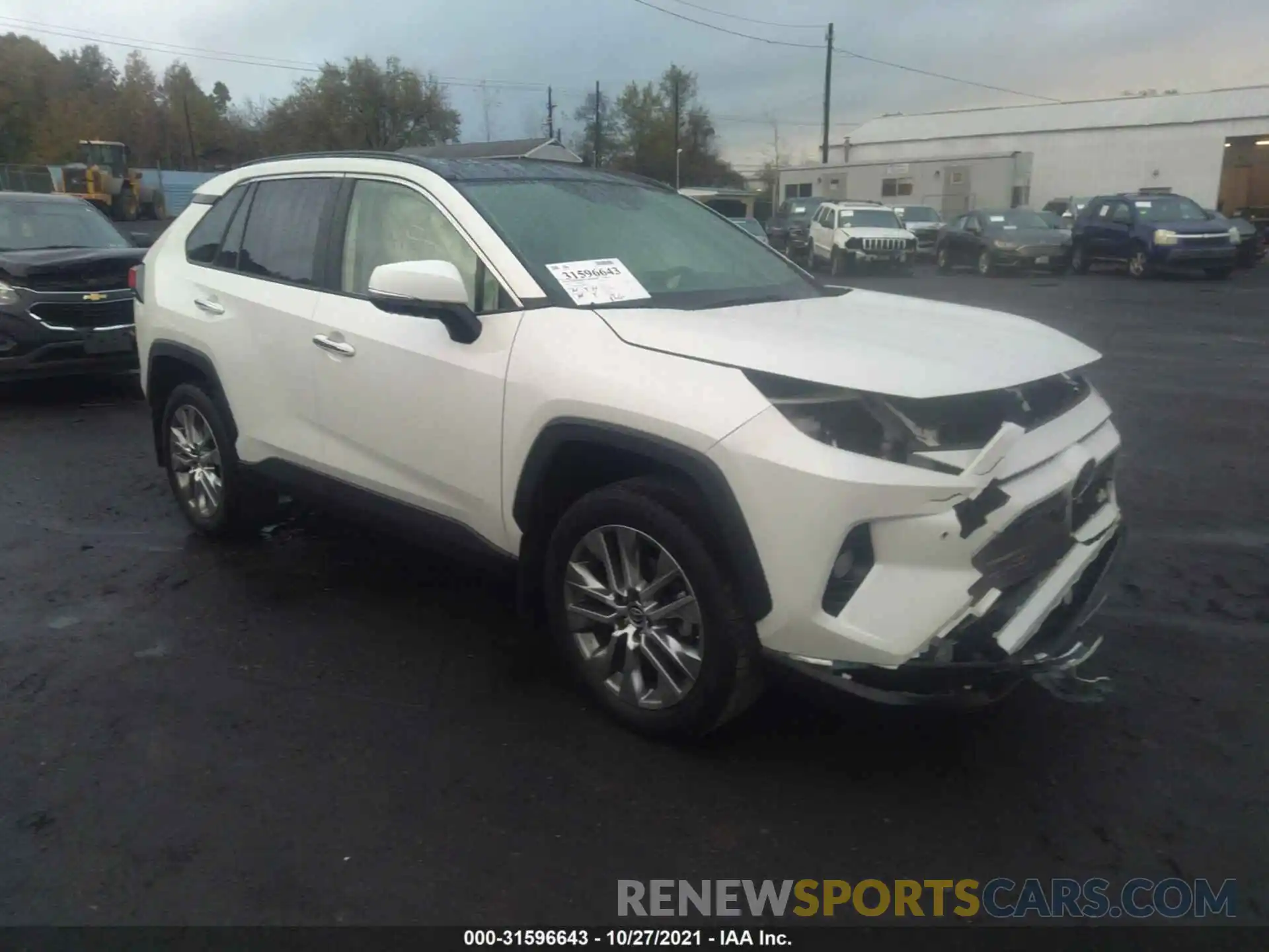 1 Photograph of a damaged car JTMN1RFV6KD524288 TOYOTA RAV4 2019