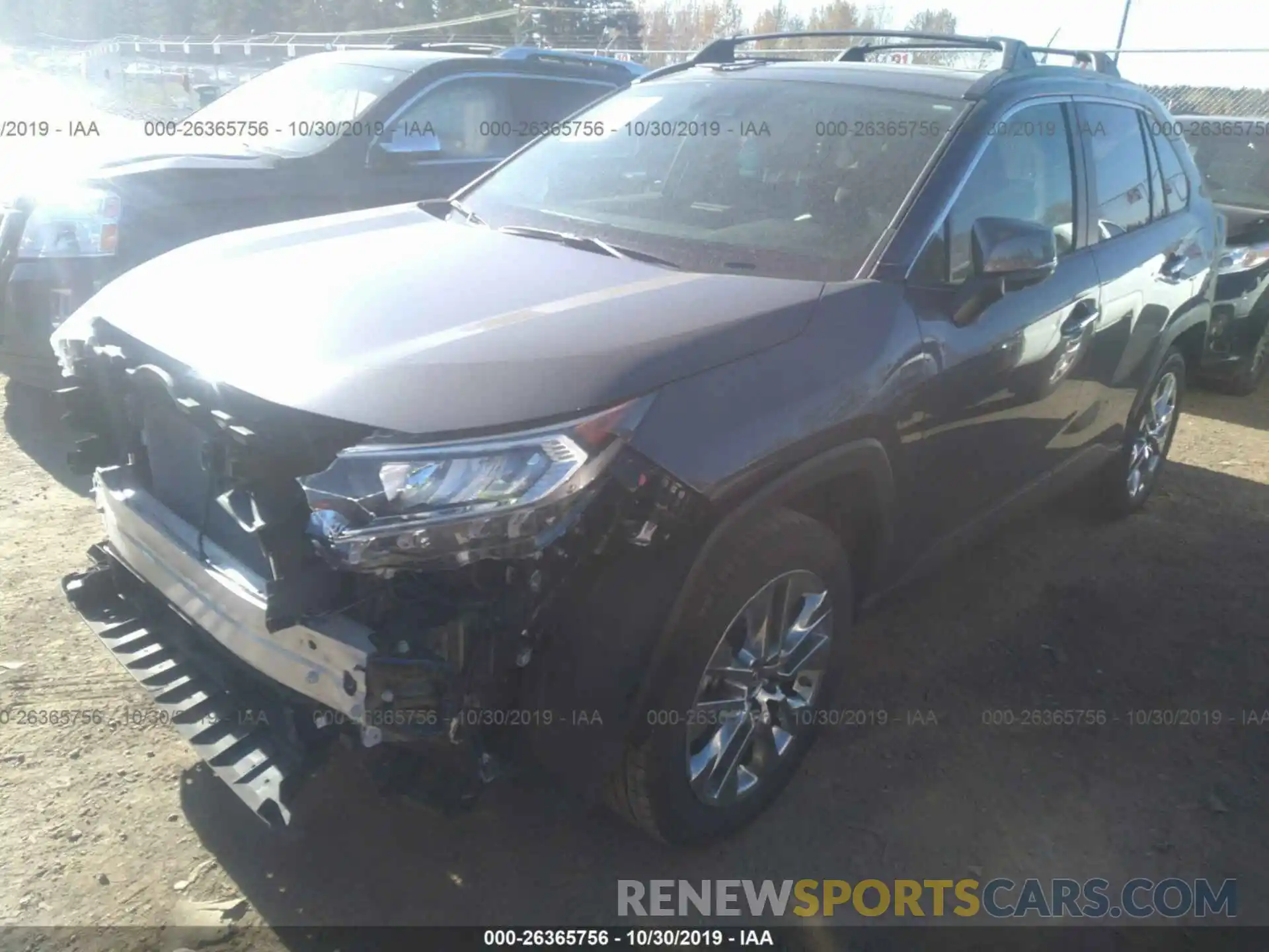 2 Photograph of a damaged car JTMN1RFV6KJ010247 TOYOTA RAV4 2019