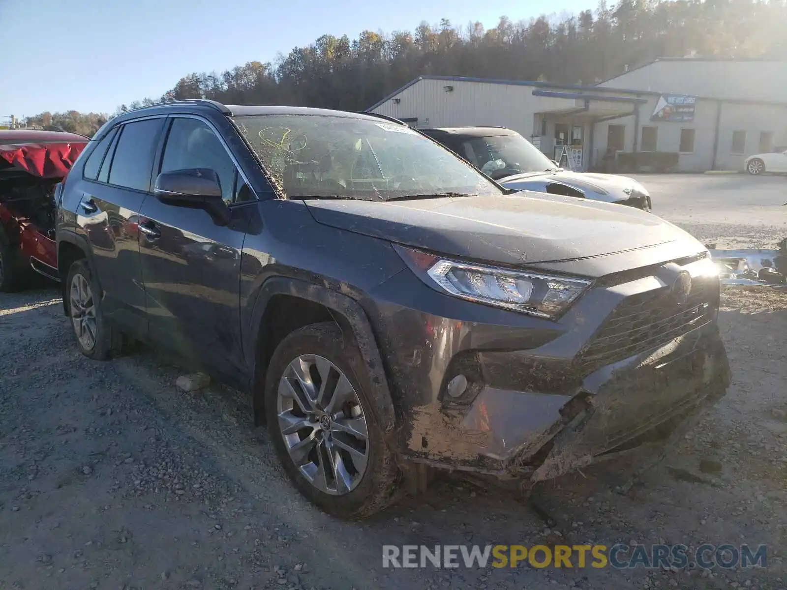 1 Photograph of a damaged car JTMN1RFV7KD022857 TOYOTA RAV4 2019