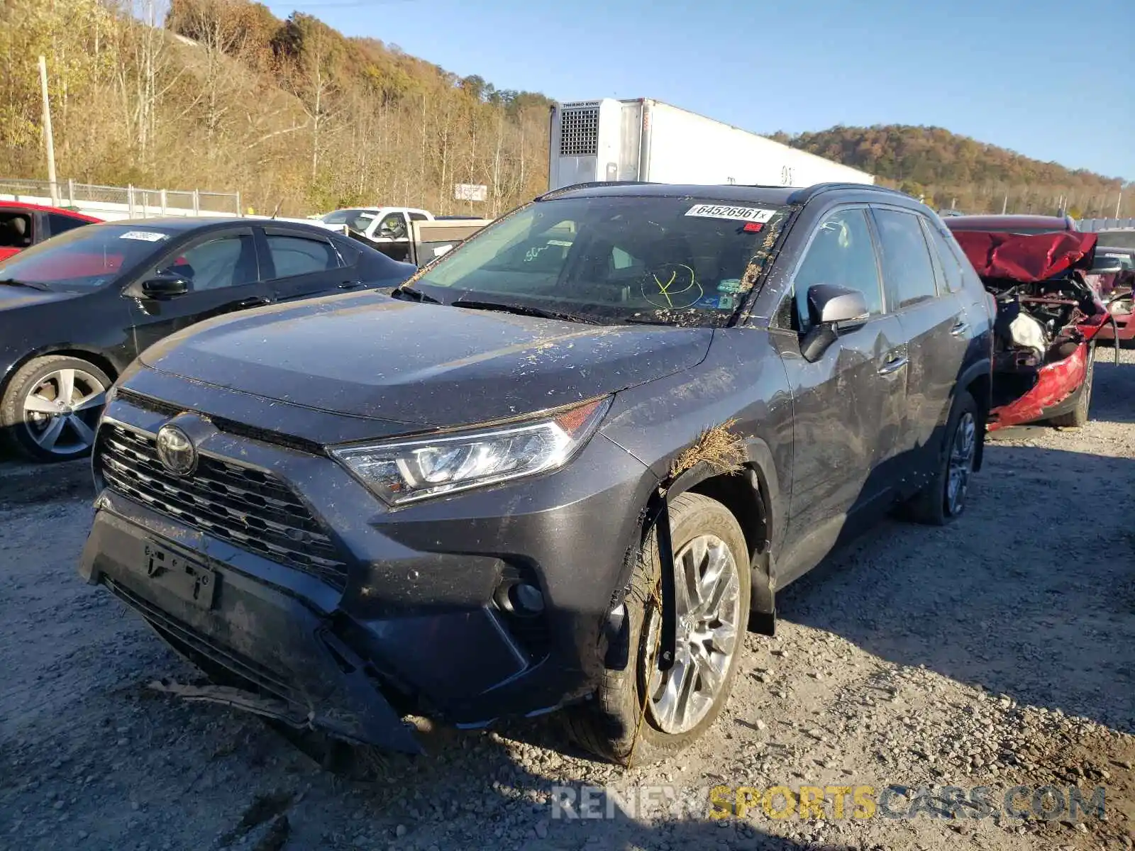 2 Photograph of a damaged car JTMN1RFV7KD022857 TOYOTA RAV4 2019