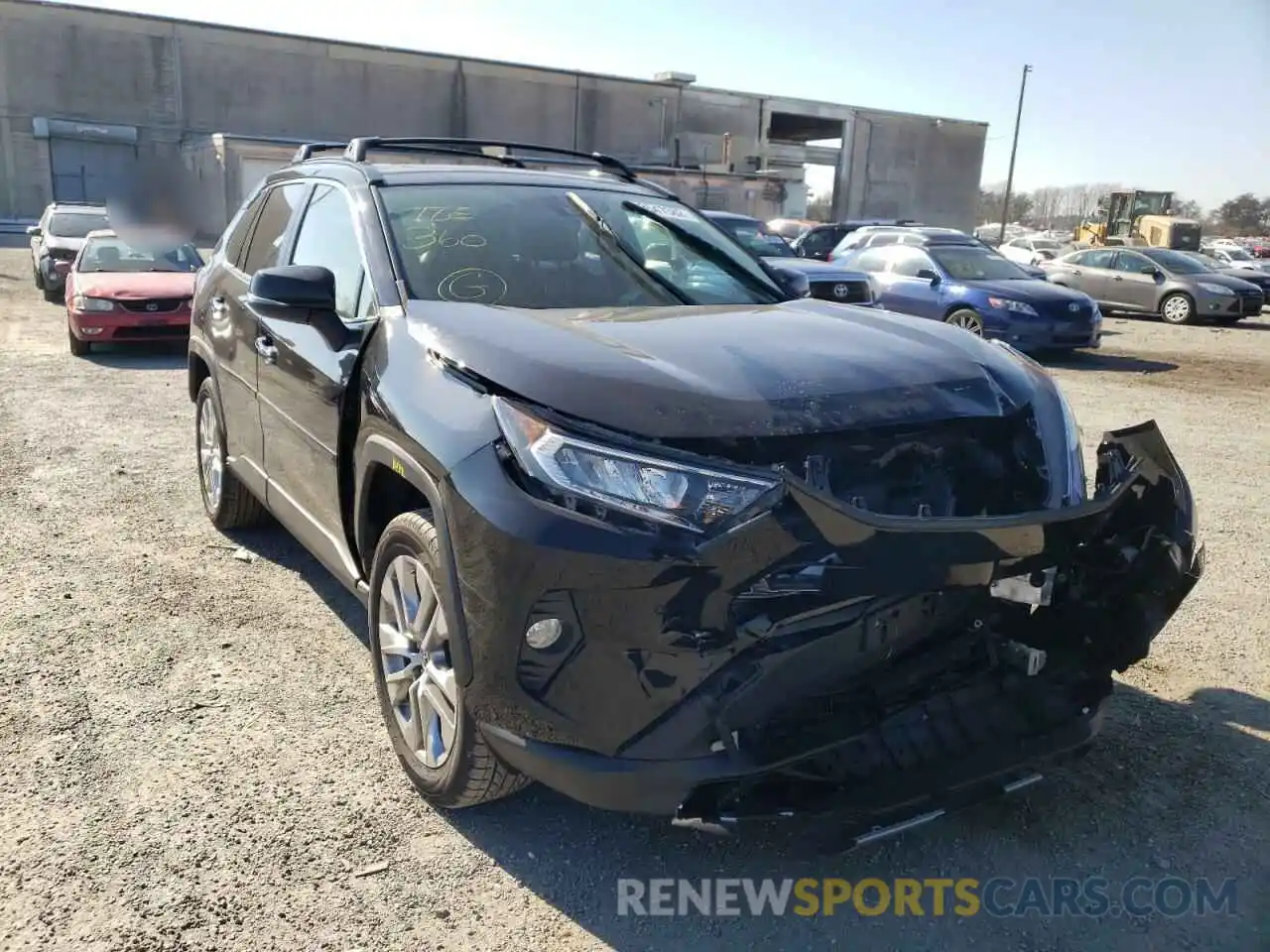 1 Photograph of a damaged car JTMN1RFV7KD031106 TOYOTA RAV4 2019