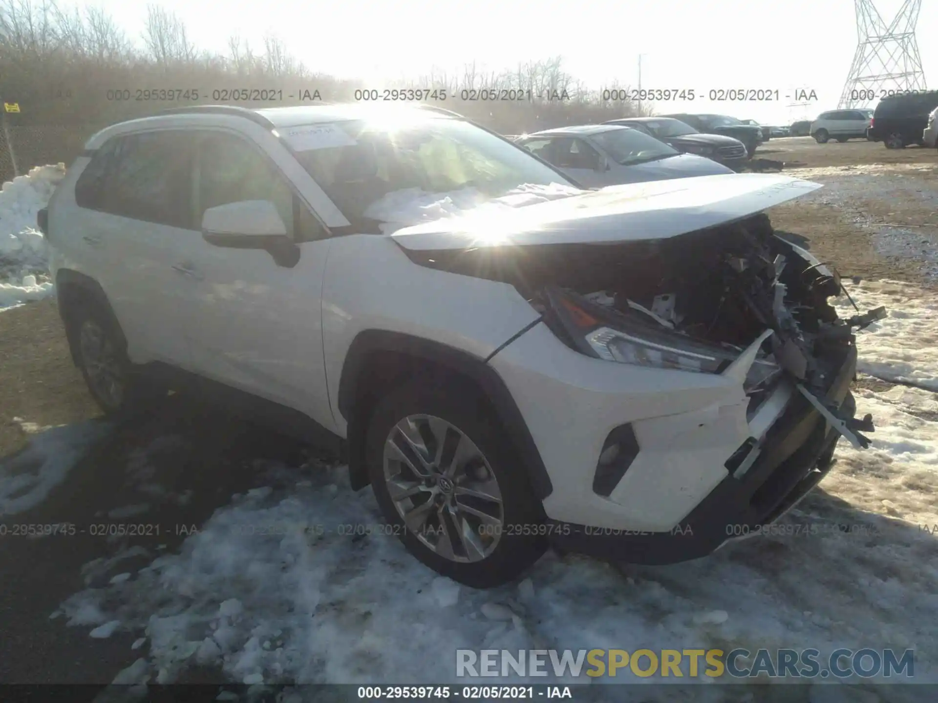 1 Фотография поврежденного автомобиля JTMN1RFV7KD515843 TOYOTA RAV4 2019