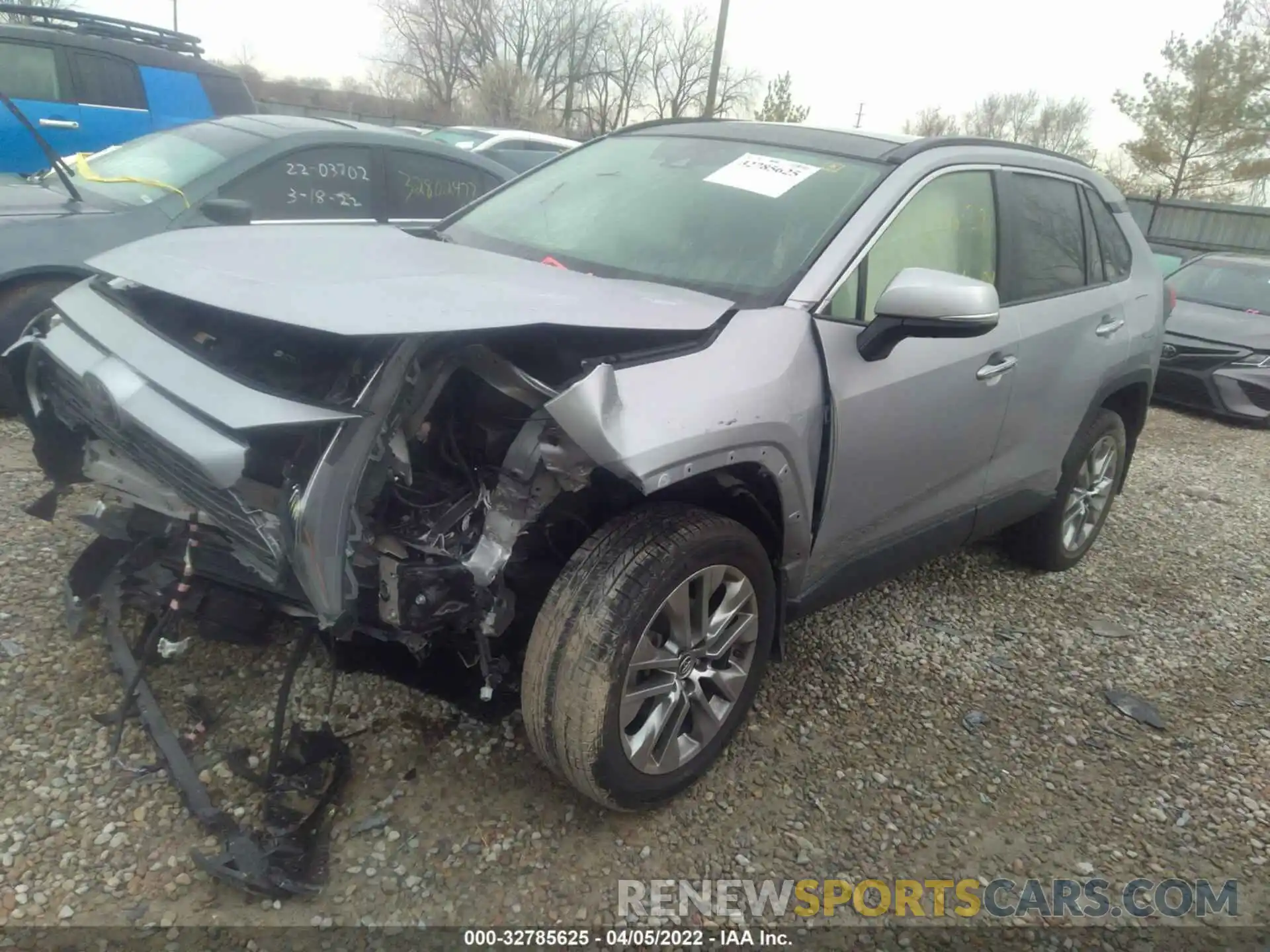 2 Photograph of a damaged car JTMN1RFV7KD516572 TOYOTA RAV4 2019