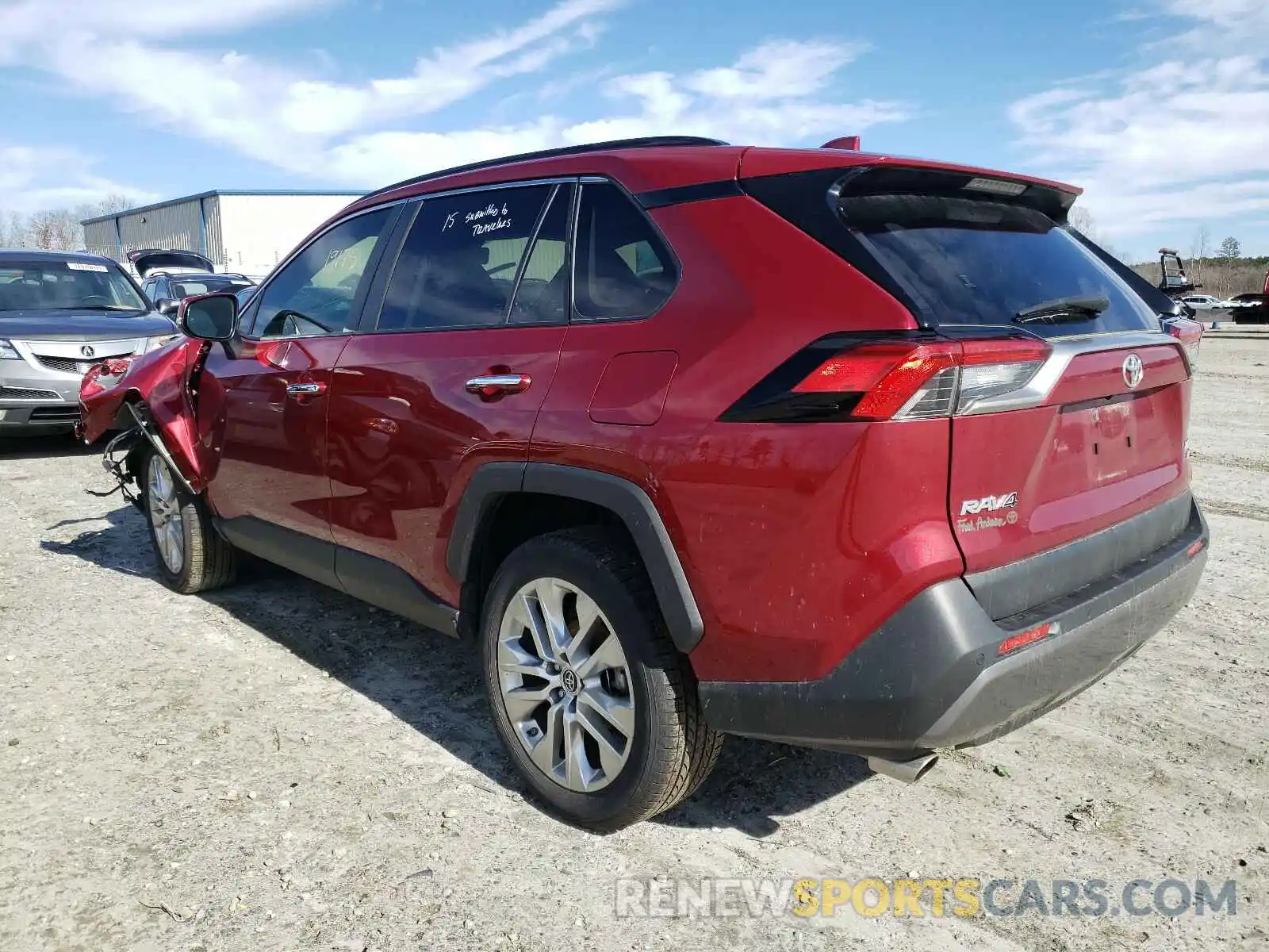 3 Photograph of a damaged car JTMN1RFV7KD519598 TOYOTA RAV4 2019