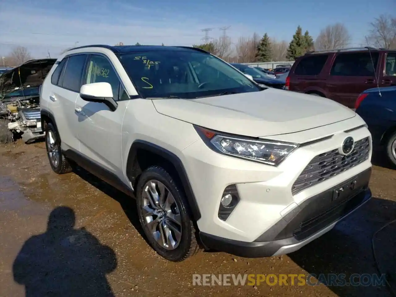 1 Photograph of a damaged car JTMN1RFV7KD520234 TOYOTA RAV4 2019