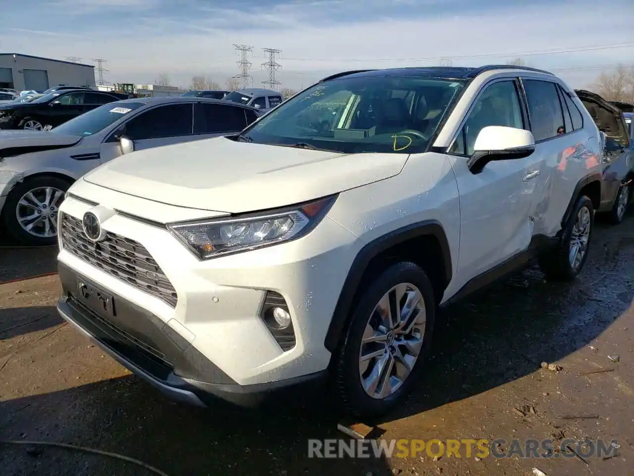 2 Photograph of a damaged car JTMN1RFV7KD520234 TOYOTA RAV4 2019