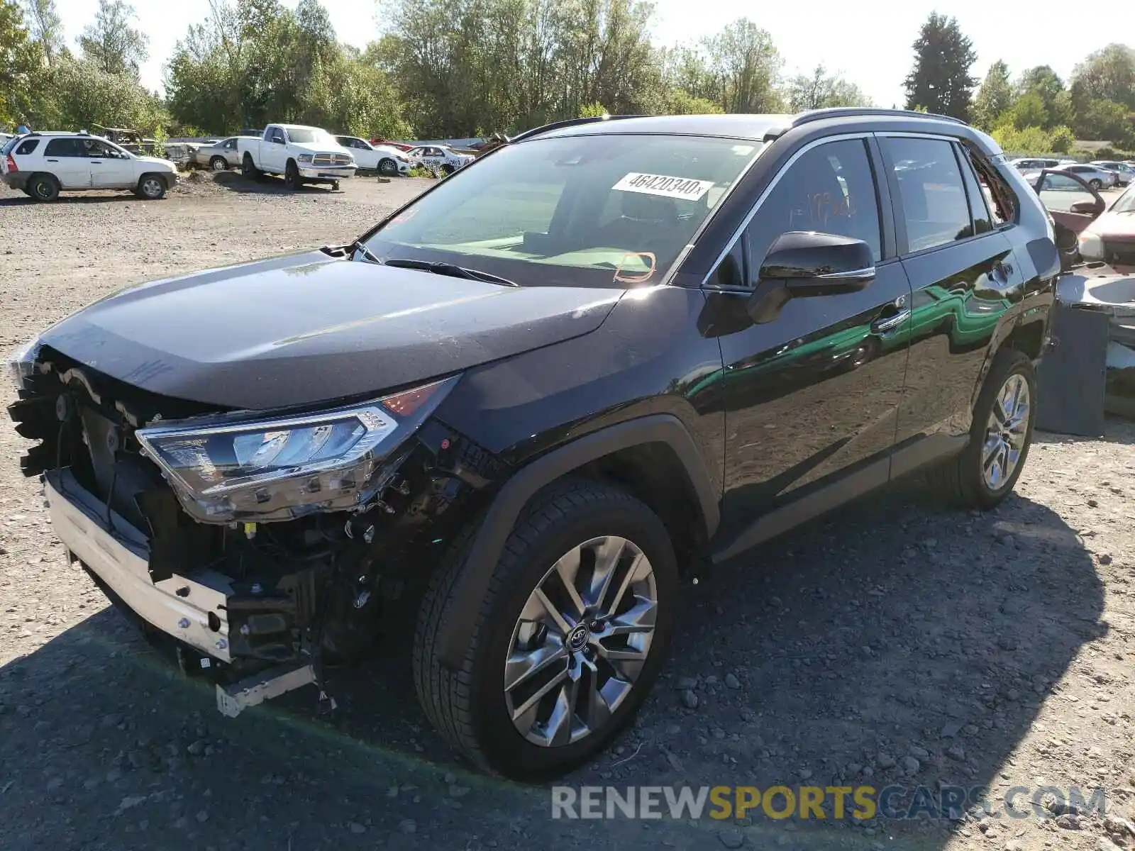 2 Photograph of a damaged car JTMN1RFV7KJ001167 TOYOTA RAV4 2019