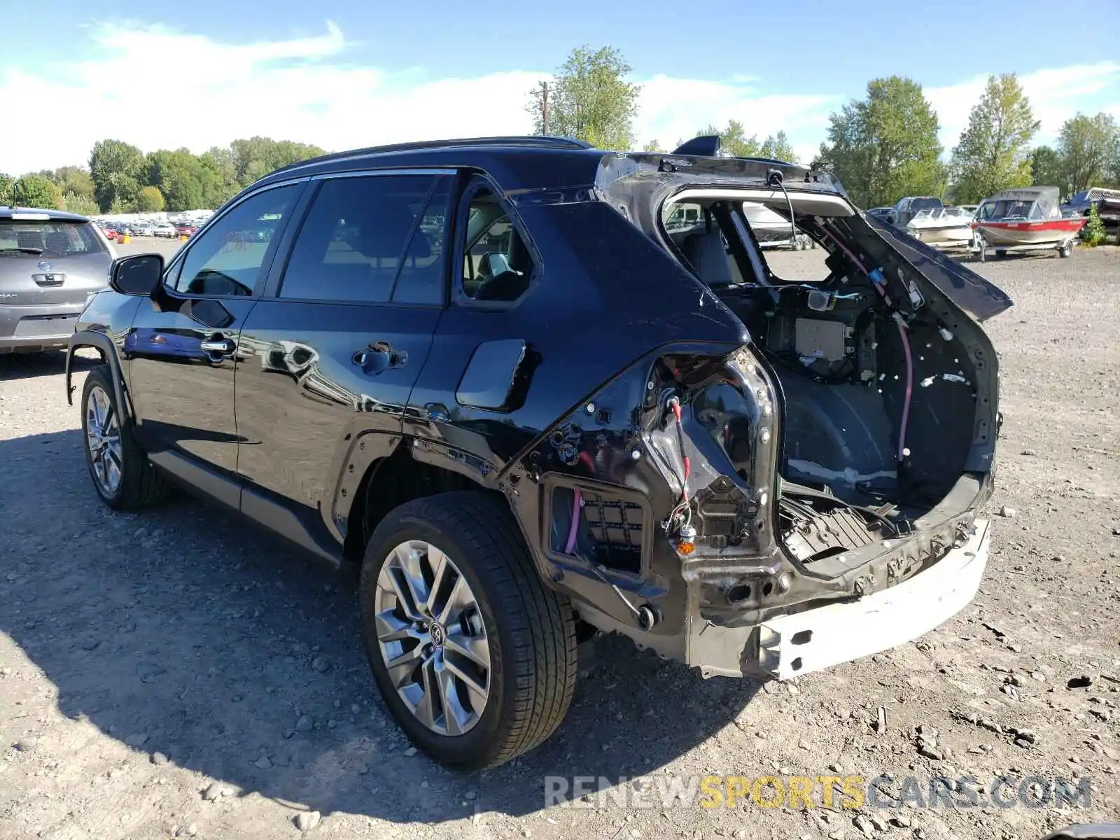 3 Photograph of a damaged car JTMN1RFV7KJ001167 TOYOTA RAV4 2019