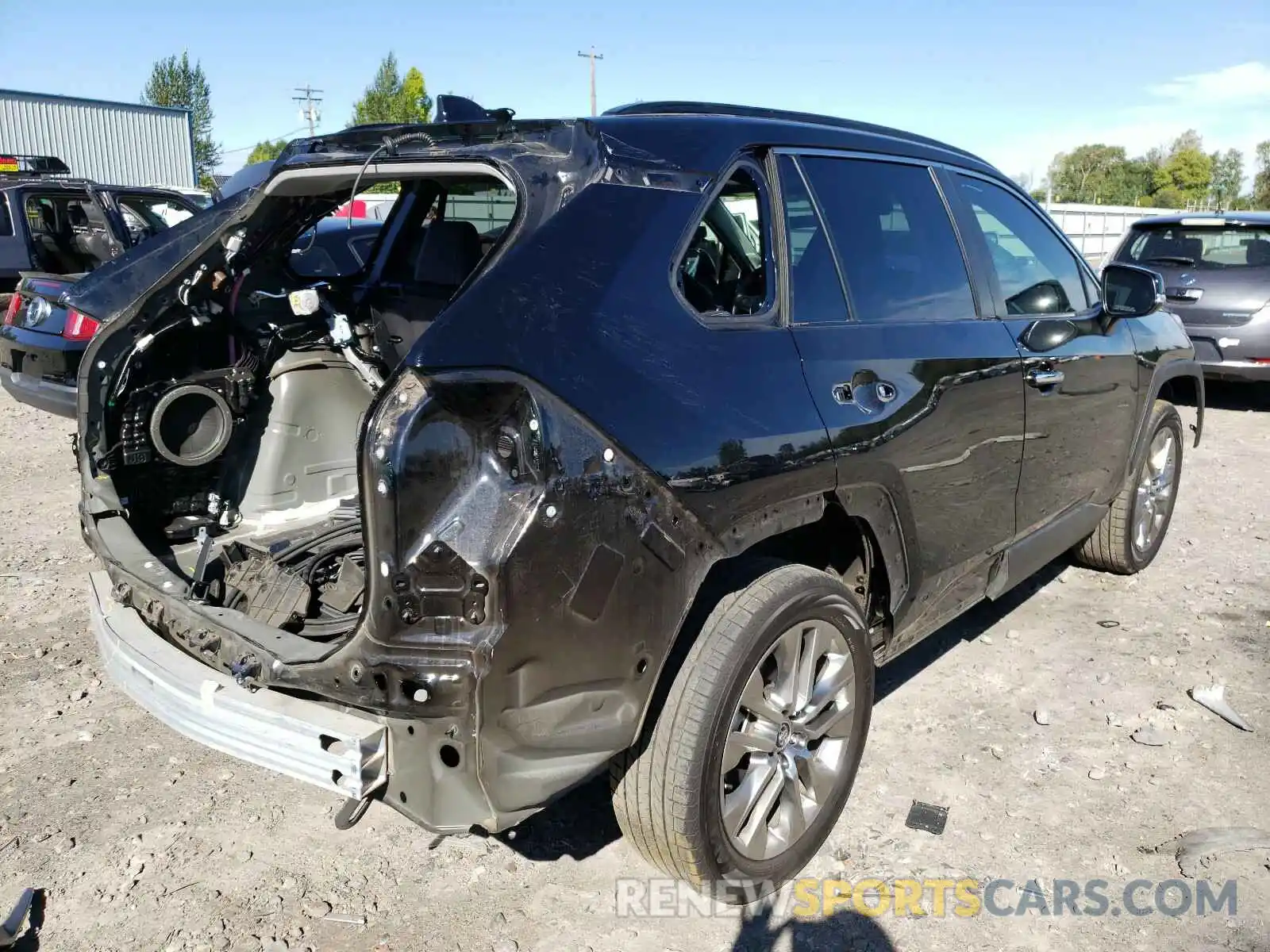 4 Photograph of a damaged car JTMN1RFV7KJ001167 TOYOTA RAV4 2019