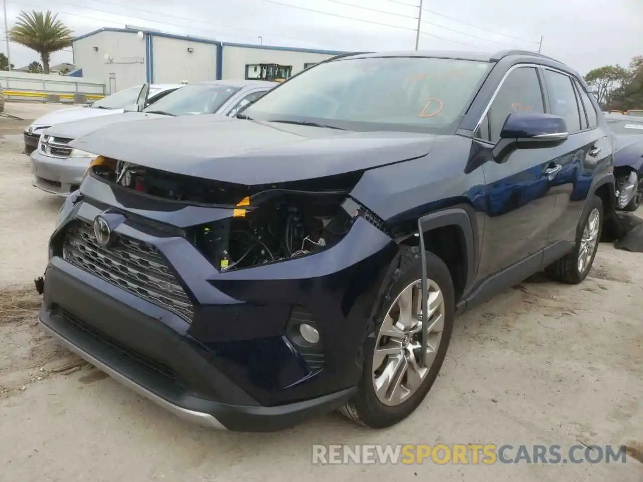 2 Photograph of a damaged car JTMN1RFV8KD010524 TOYOTA RAV4 2019