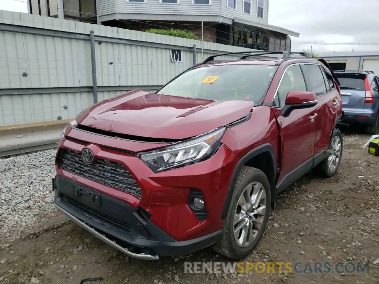 2 Photograph of a damaged car JTMN1RFV8KD035505 TOYOTA RAV4 2019