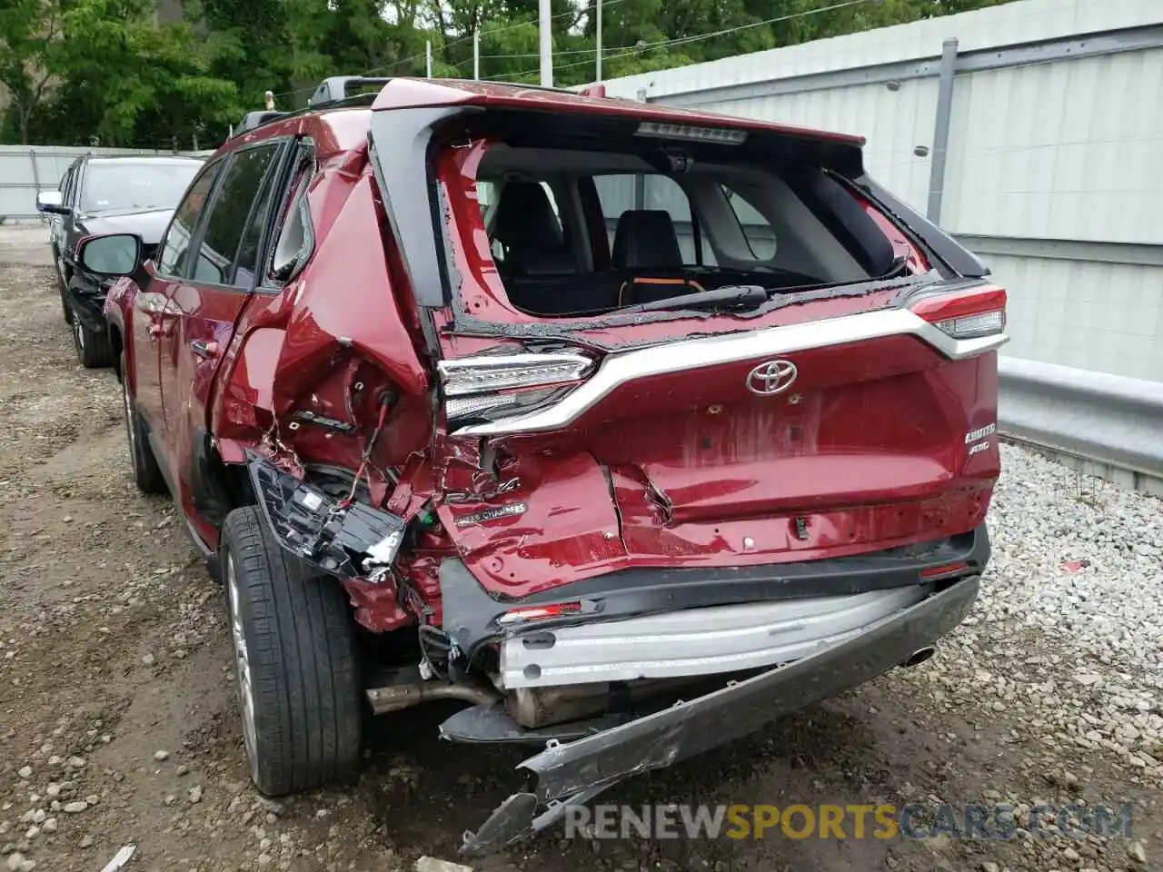 9 Photograph of a damaged car JTMN1RFV8KD035505 TOYOTA RAV4 2019