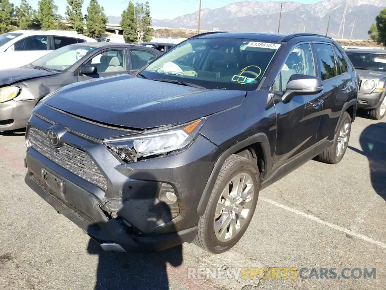 2 Photograph of a damaged car JTMN1RFV8KD505662 TOYOTA RAV4 2019