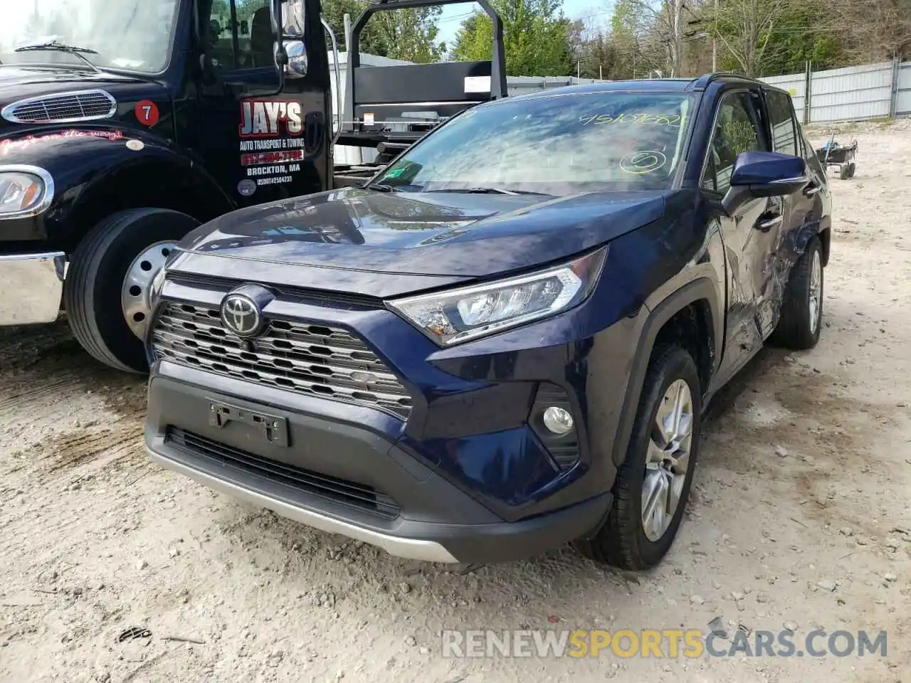 2 Photograph of a damaged car JTMN1RFV8KD506679 TOYOTA RAV4 2019