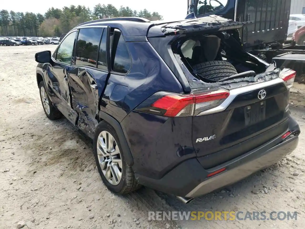 3 Photograph of a damaged car JTMN1RFV8KD506679 TOYOTA RAV4 2019