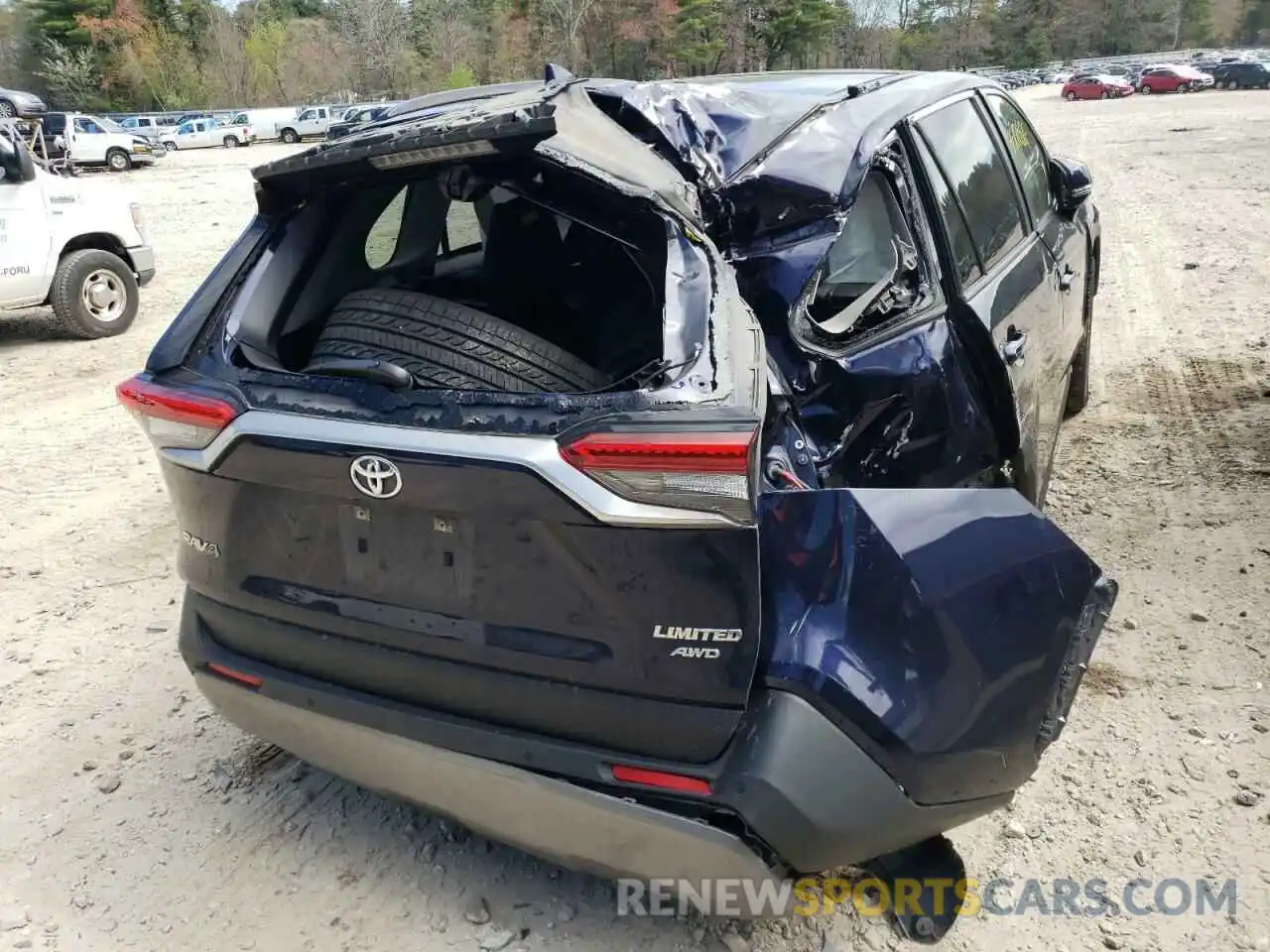 4 Photograph of a damaged car JTMN1RFV8KD506679 TOYOTA RAV4 2019