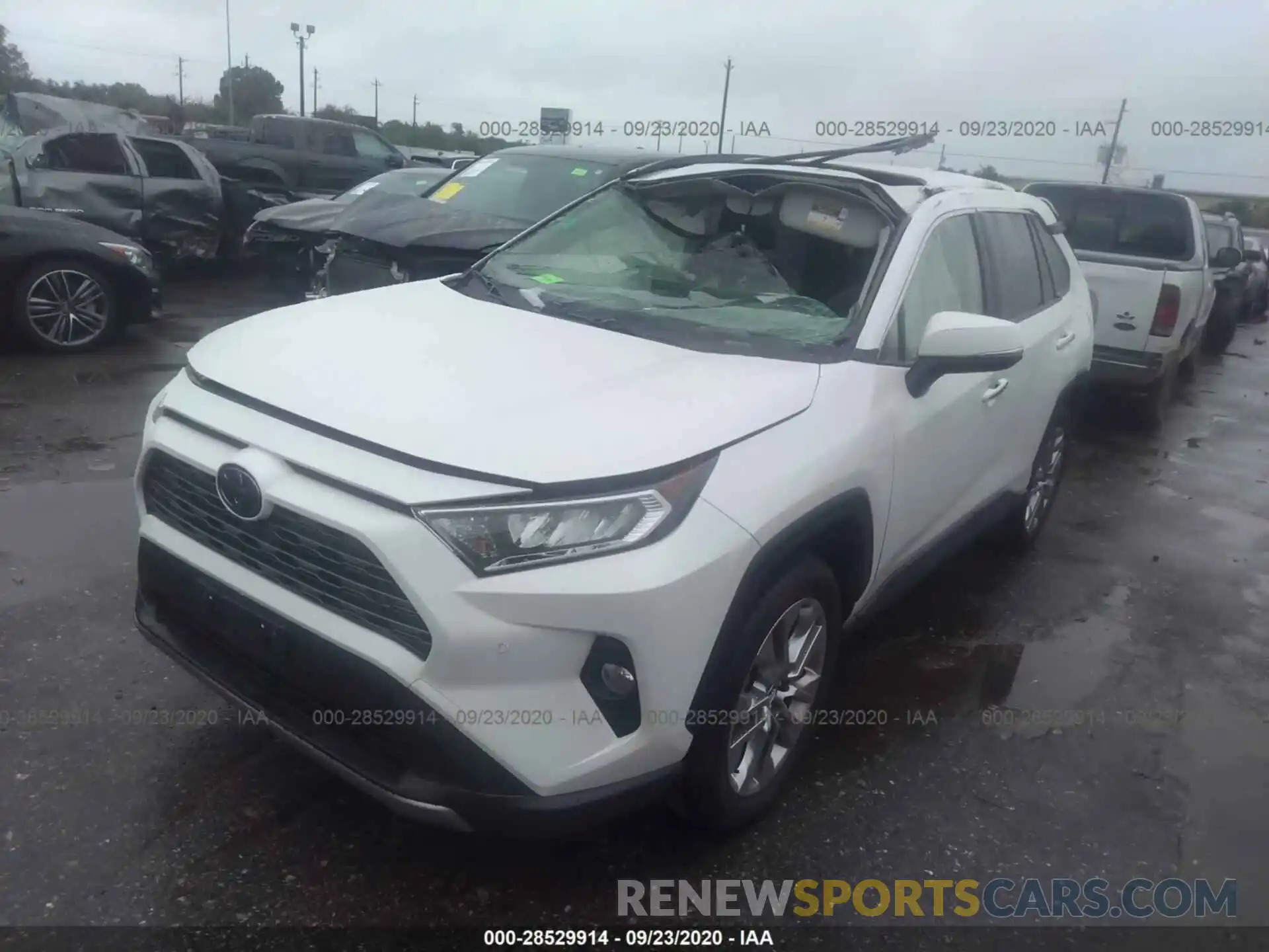 2 Photograph of a damaged car JTMN1RFV8KD508822 TOYOTA RAV4 2019