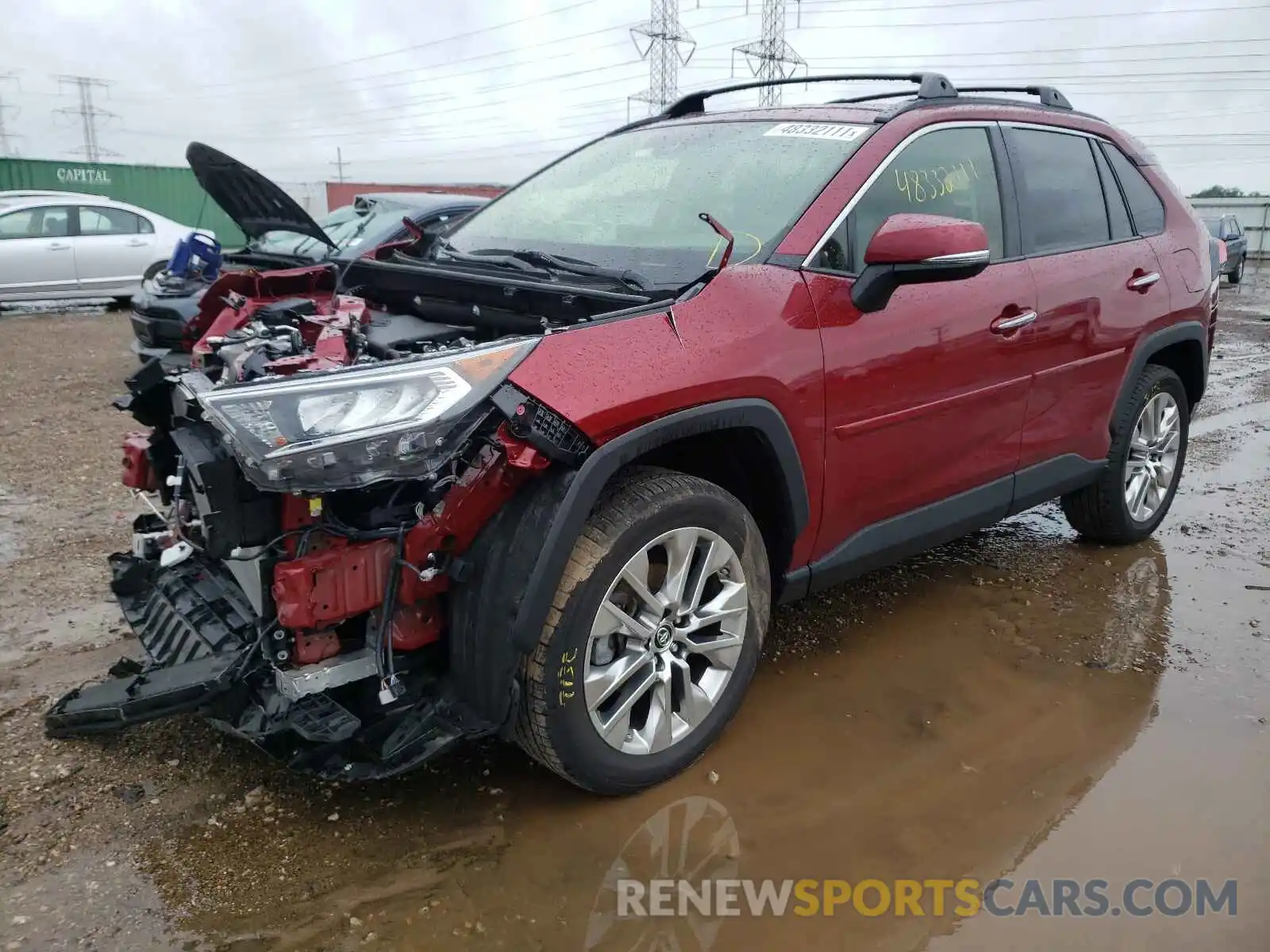 2 Photograph of a damaged car JTMN1RFV8KD511879 TOYOTA RAV4 2019