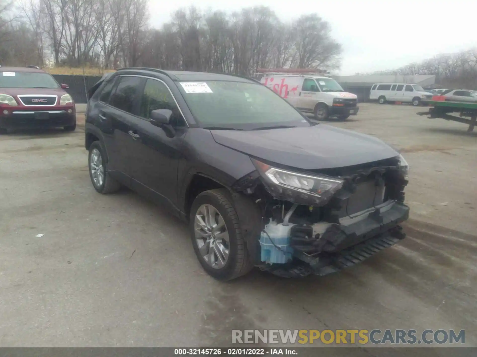 1 Photograph of a damaged car JTMN1RFV8KD520730 TOYOTA RAV4 2019