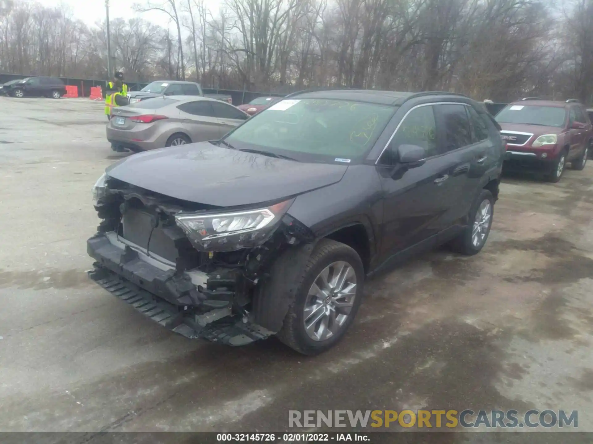 2 Photograph of a damaged car JTMN1RFV8KD520730 TOYOTA RAV4 2019