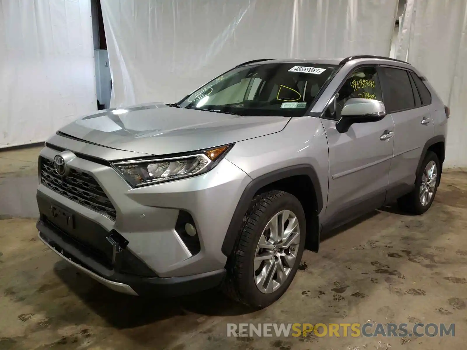 2 Photograph of a damaged car JTMN1RFV8KD523157 TOYOTA RAV4 2019