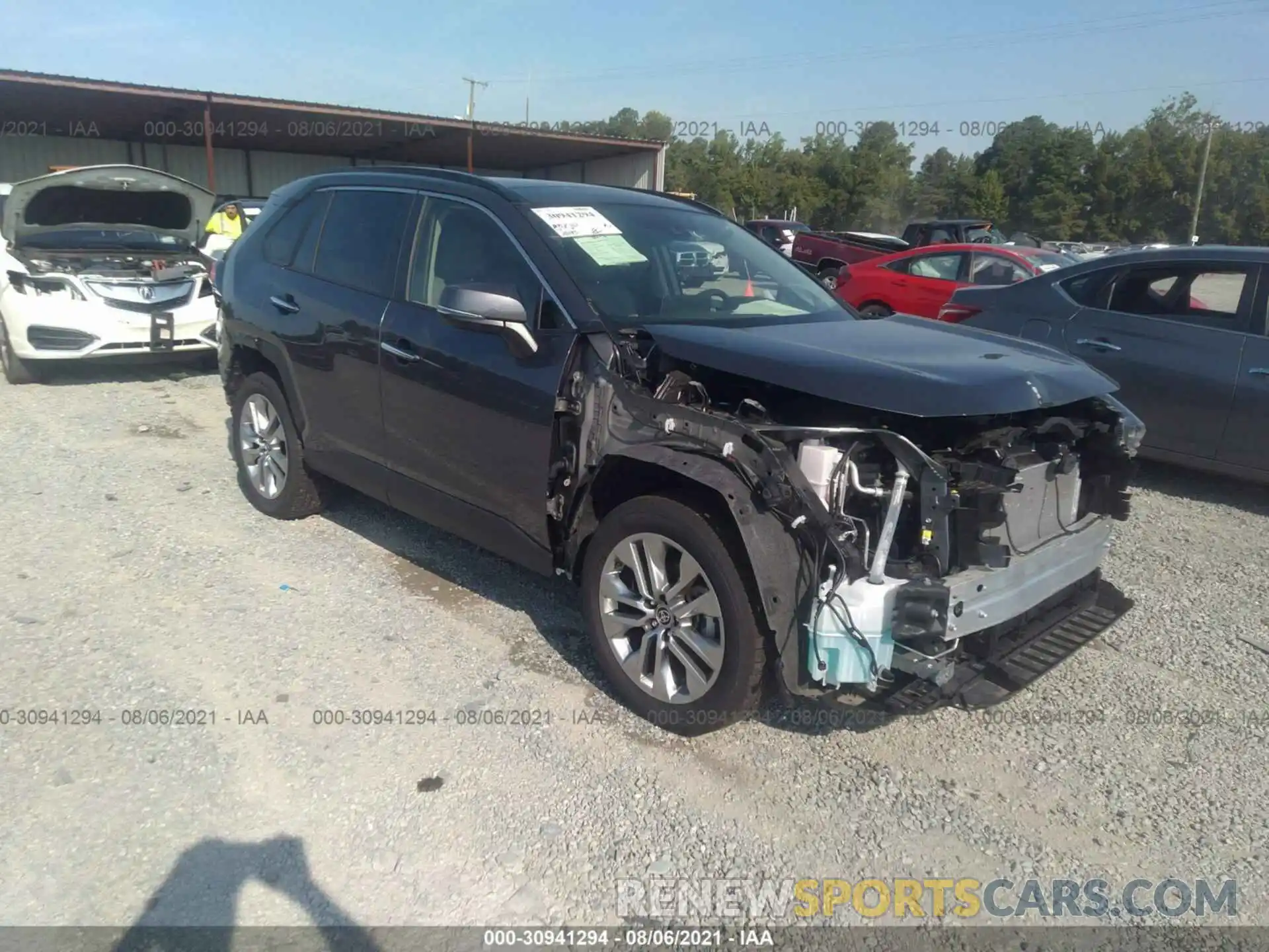 1 Photograph of a damaged car JTMN1RFV8KD524065 TOYOTA RAV4 2019