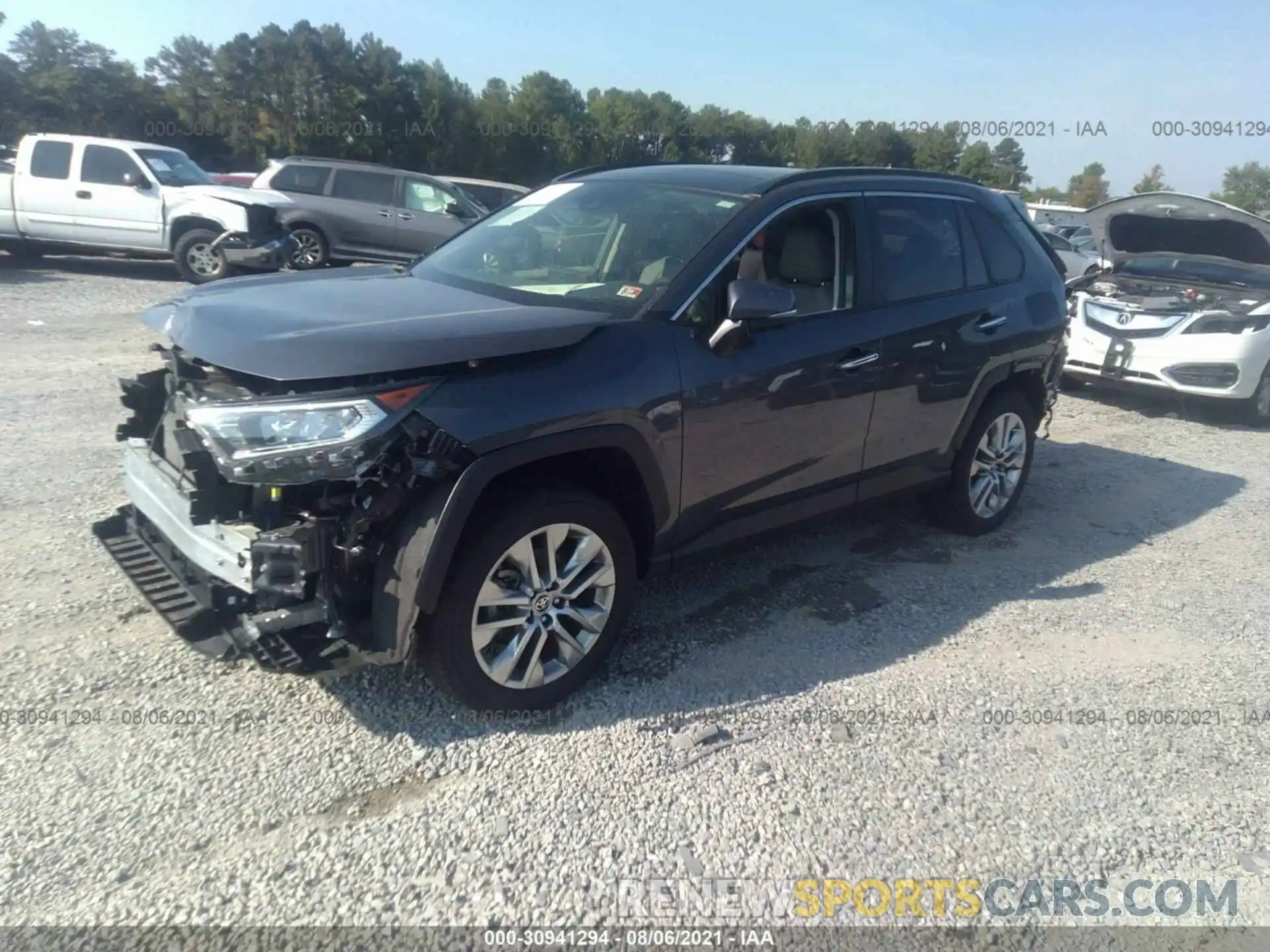 2 Photograph of a damaged car JTMN1RFV8KD524065 TOYOTA RAV4 2019