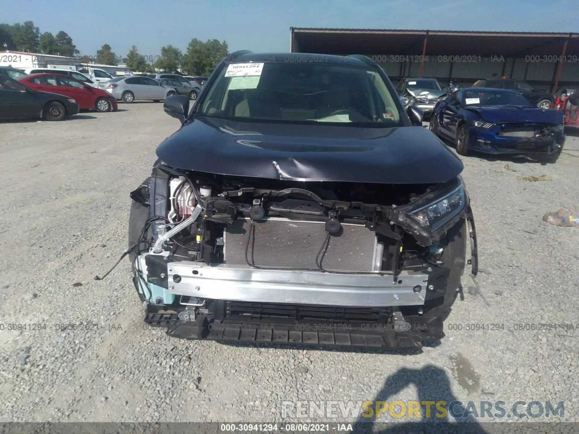 6 Photograph of a damaged car JTMN1RFV8KD524065 TOYOTA RAV4 2019