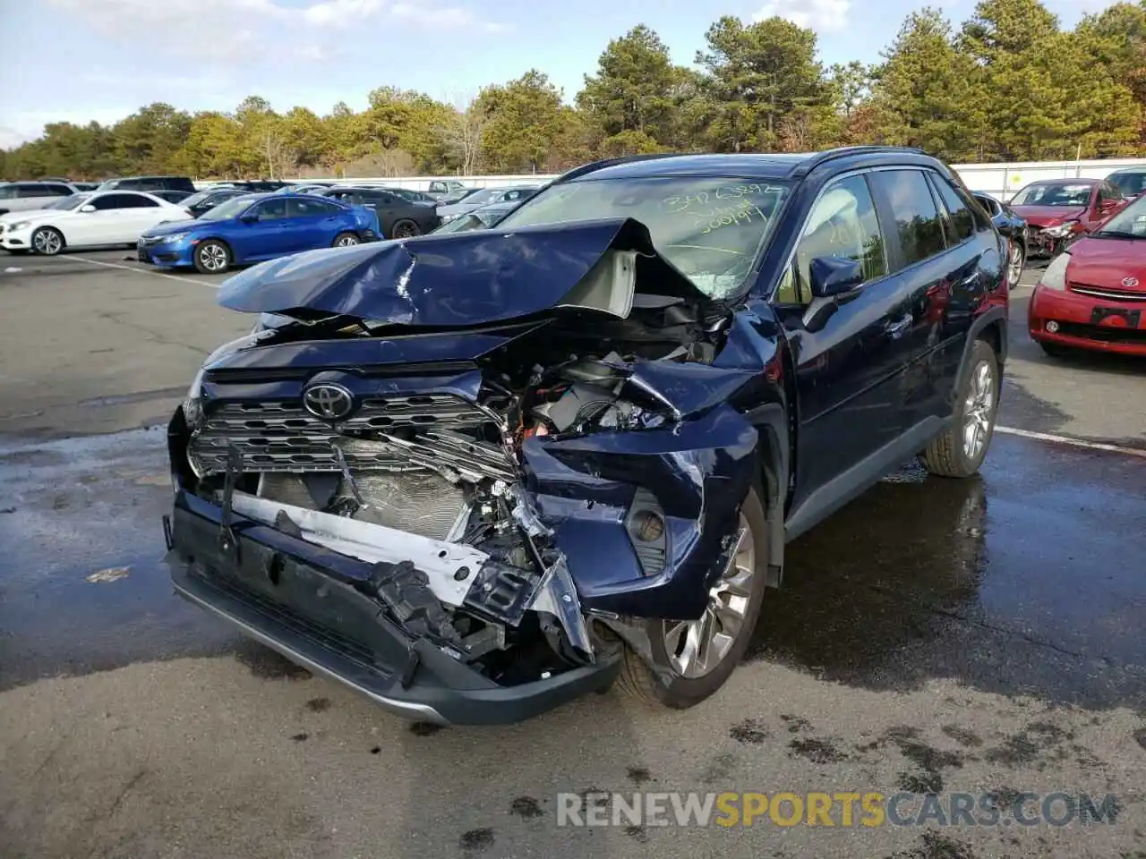 2 Photograph of a damaged car JTMN1RFV9KD500194 TOYOTA RAV4 2019