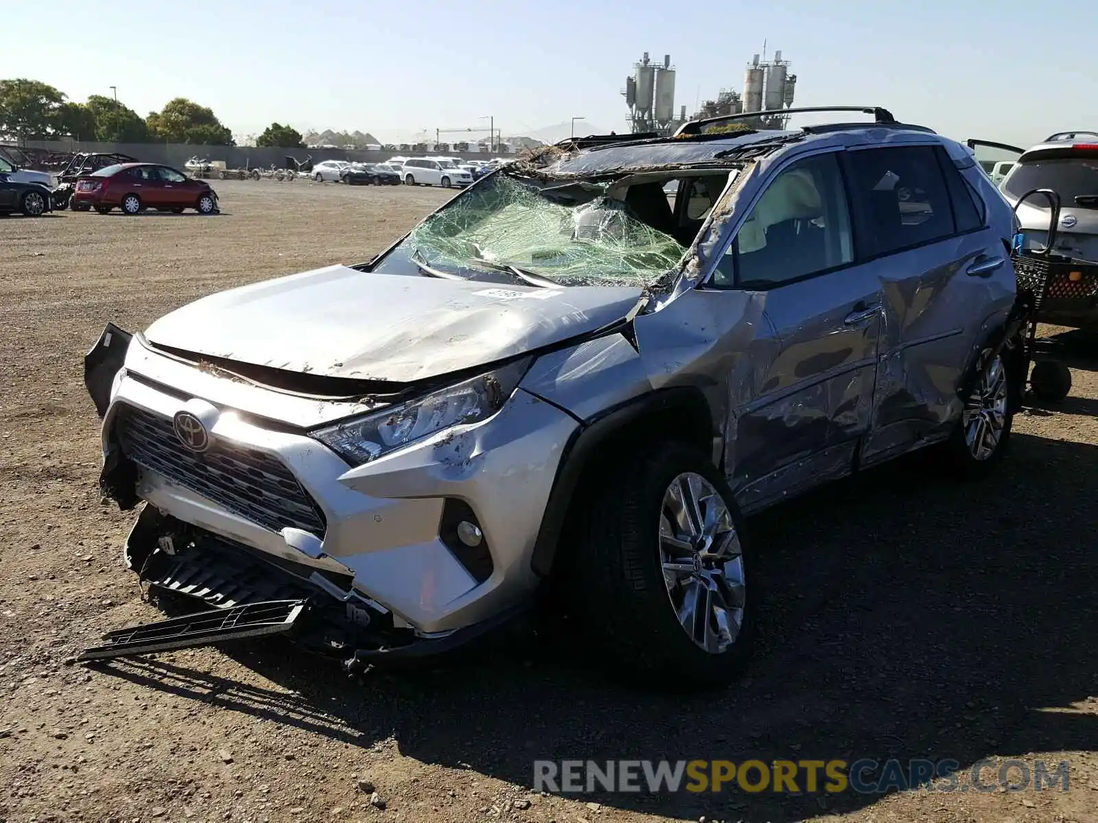 2 Photograph of a damaged car JTMN1RFV9KD502060 TOYOTA RAV4 2019