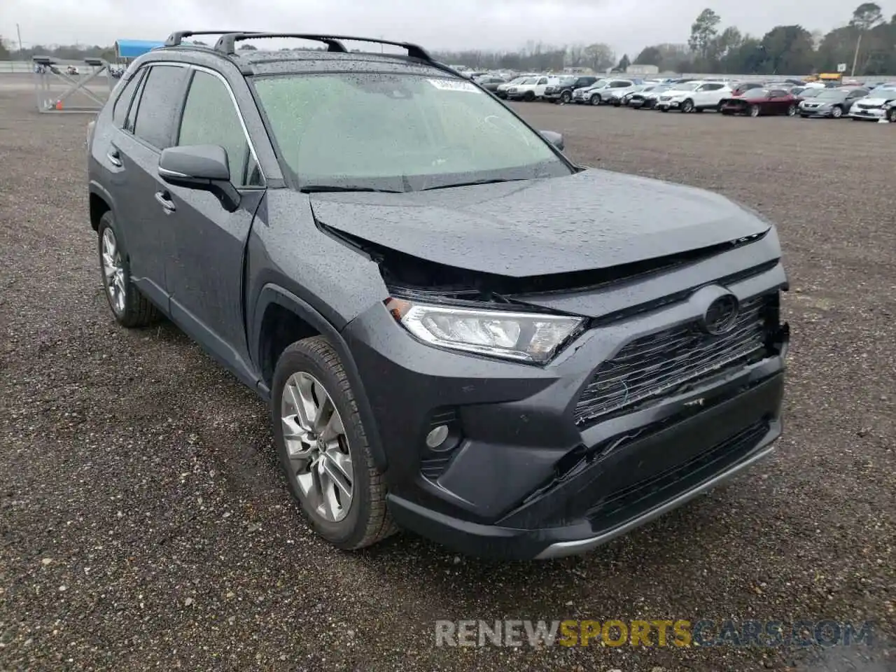 1 Photograph of a damaged car JTMN1RFV9KD521871 TOYOTA RAV4 2019