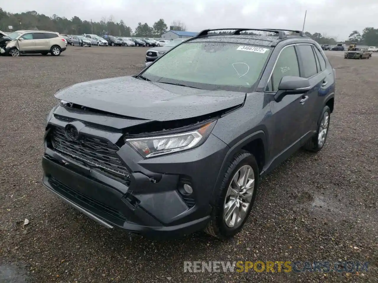 2 Photograph of a damaged car JTMN1RFV9KD521871 TOYOTA RAV4 2019