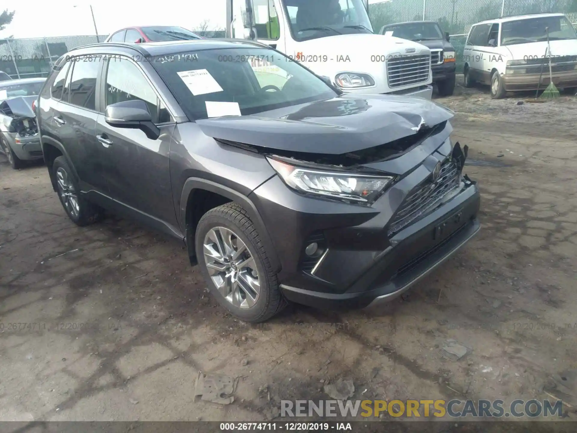 1 Photograph of a damaged car JTMN1RFV9KJ003518 TOYOTA RAV4 2019