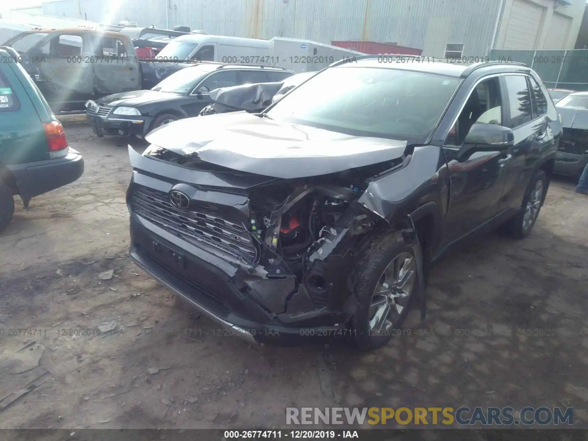 2 Фотография поврежденного автомобиля JTMN1RFV9KJ003518 TOYOTA RAV4 2019