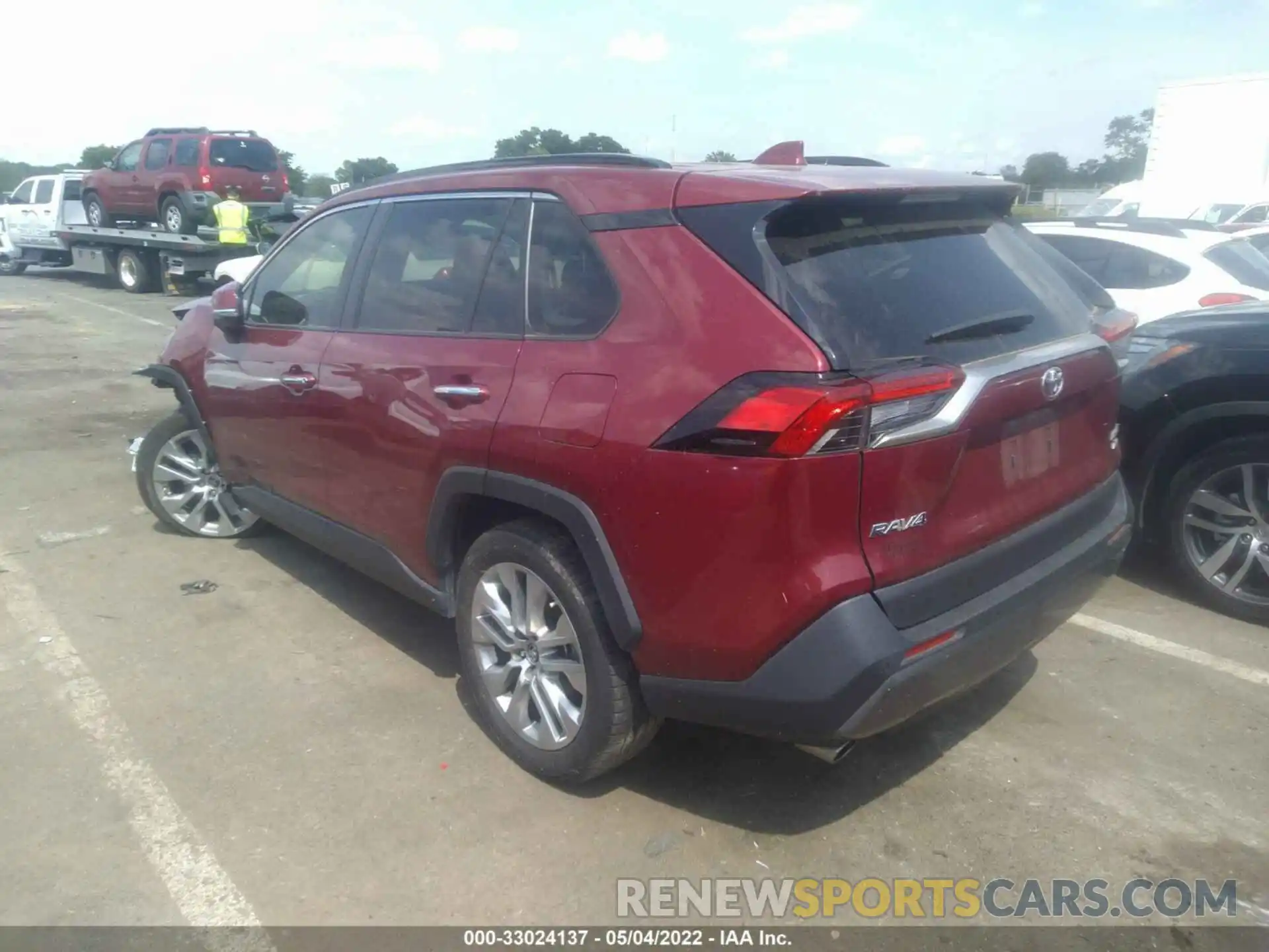 3 Photograph of a damaged car JTMN1RFVXKD038891 TOYOTA RAV4 2019