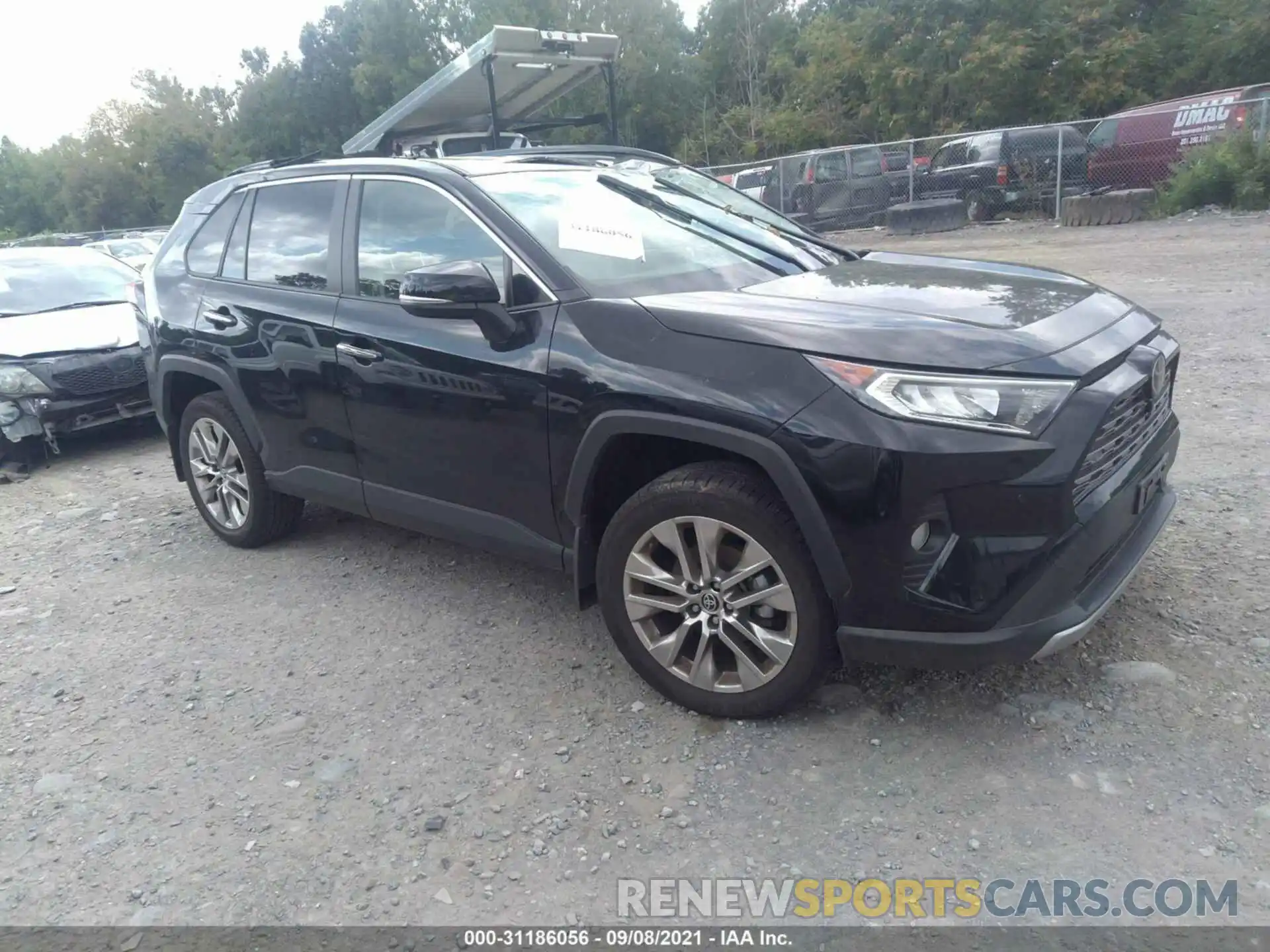 1 Photograph of a damaged car JTMN1RFVXKD043654 TOYOTA RAV4 2019