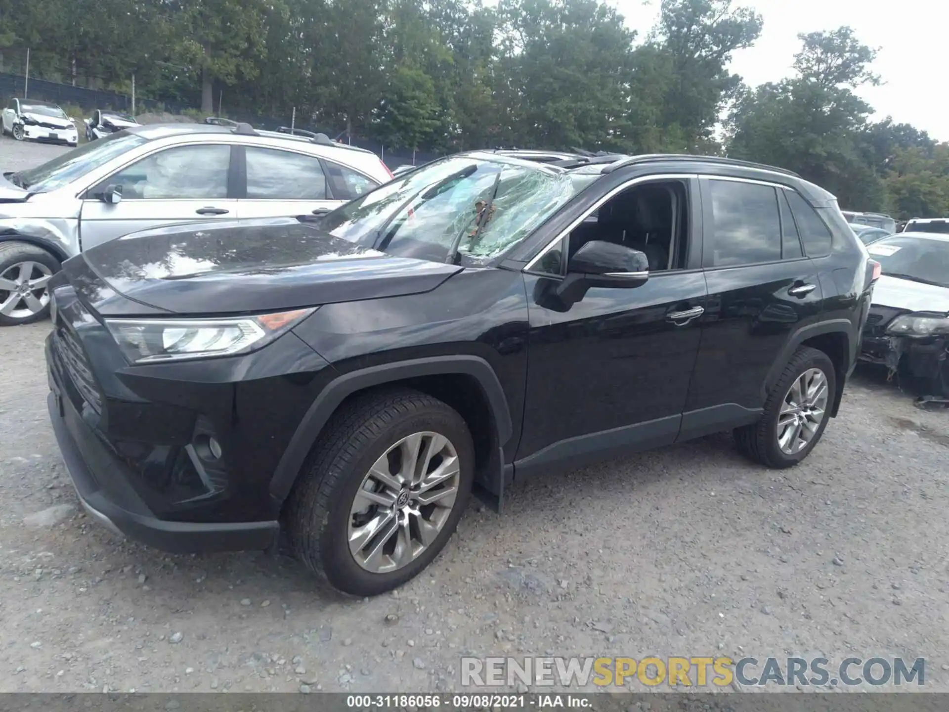 2 Photograph of a damaged car JTMN1RFVXKD043654 TOYOTA RAV4 2019