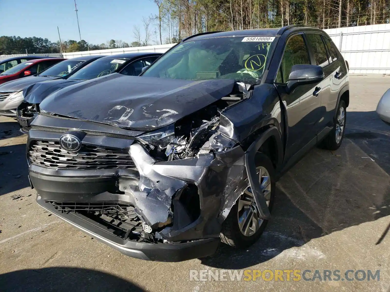 2 Photograph of a damaged car JTMN1RFVXKD512256 TOYOTA RAV4 2019