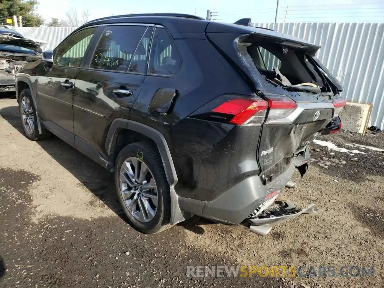 3 Фотография поврежденного автомобиля JTMN1RFVXKD513620 TOYOTA RAV4 2019